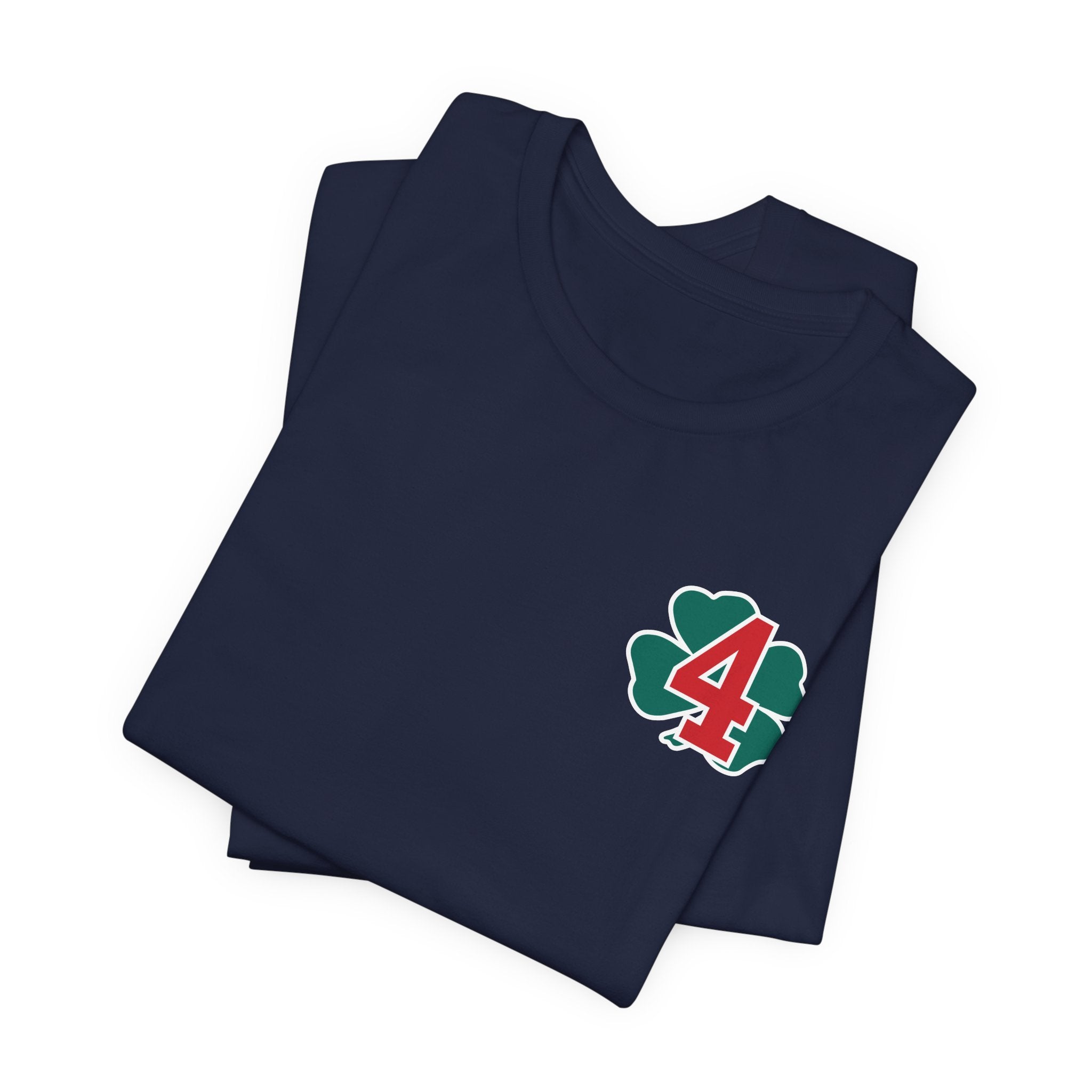 Station 4 Clover on front and back - Bella+Canvas Soft Unisex Tee