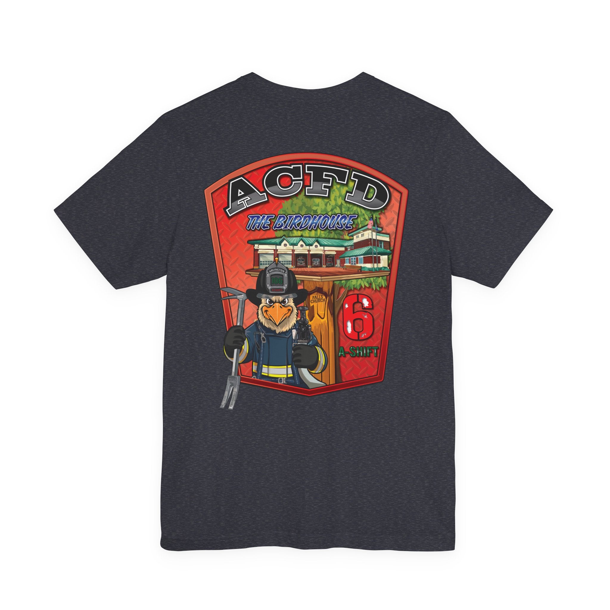 Arlington Station 6 A-Shift BirdHouse - Bella+Canvas Soft Unisex Tee