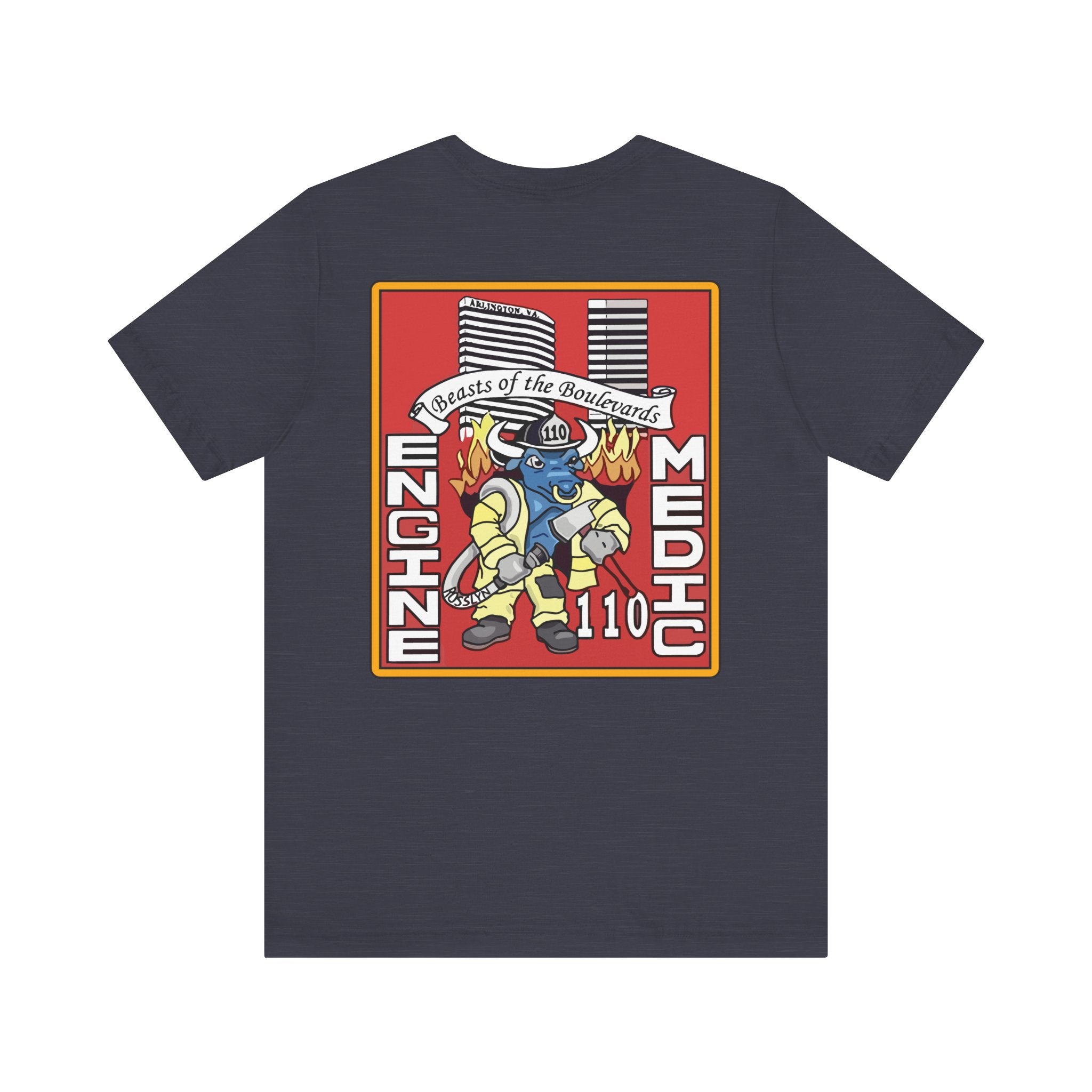 Station 10 Beast Front and Back - Bella+Canvas Soft Unisex Tee