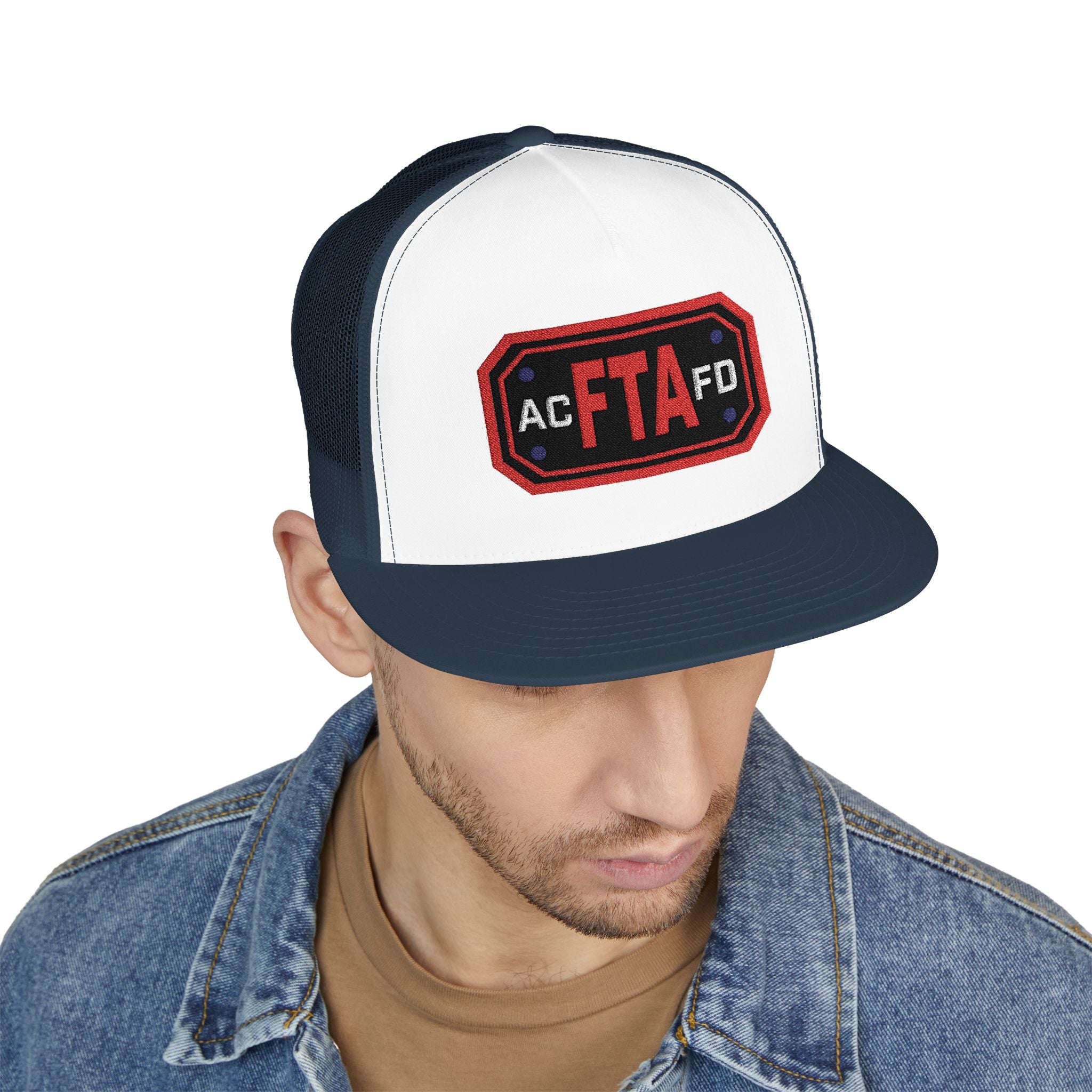 Arlington FTA (Fire Training Academy) - 5 Panel Trucker Cap (Embroidery)