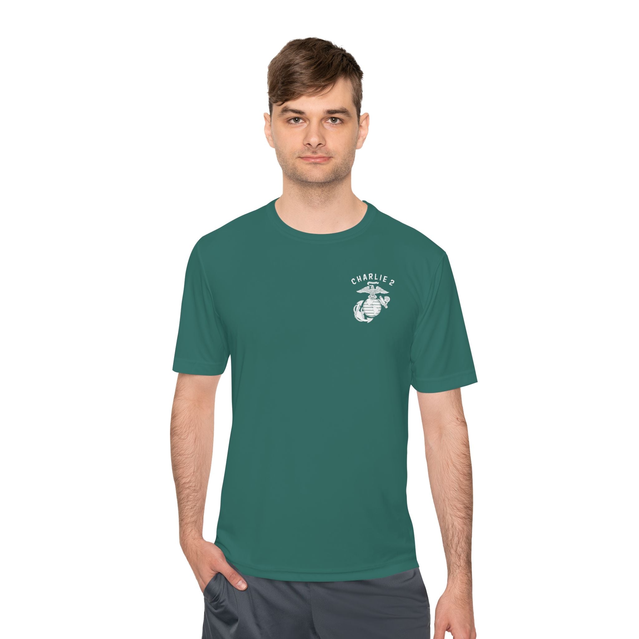 Charlie 2 Ronin (white logo) - Unisex Moisture Wicking Tee