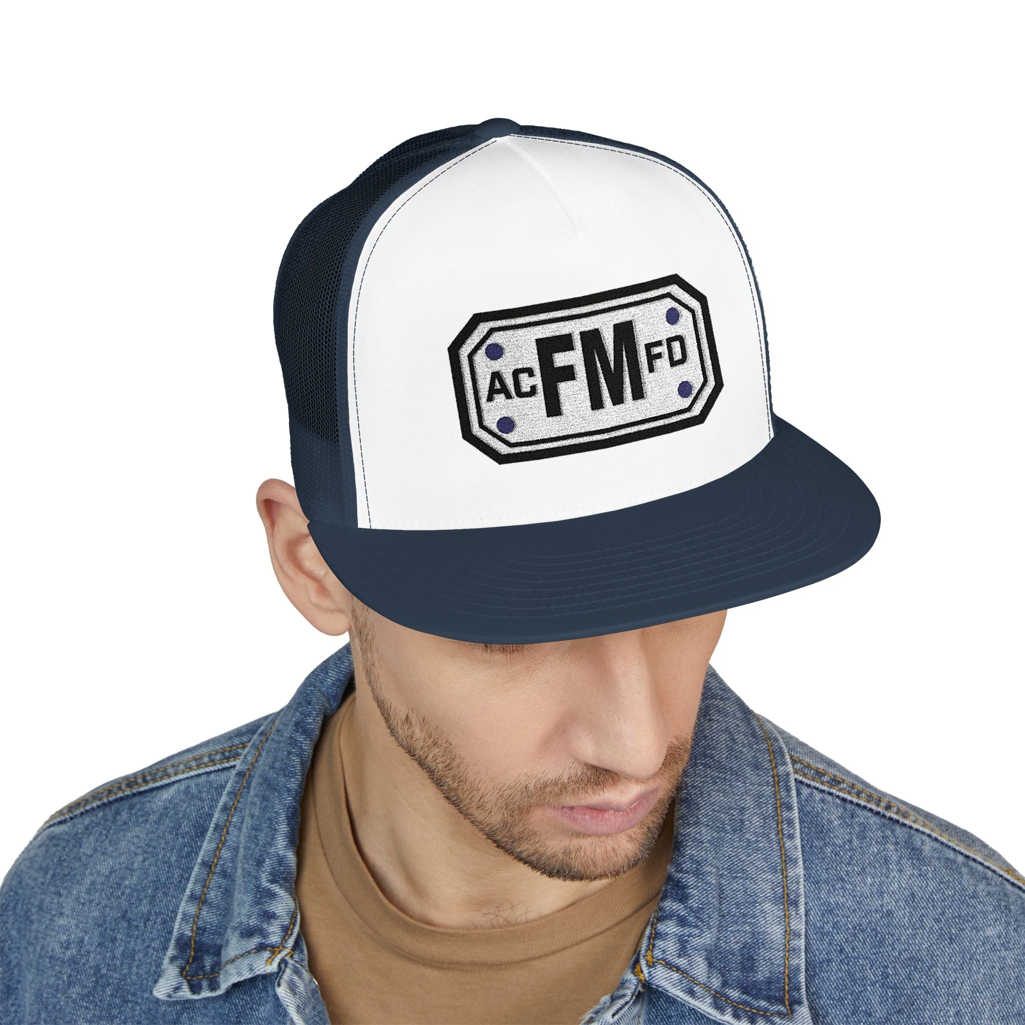 Arlington Fire Marshal - 5 Panel Trucker Cap (Embroidery)