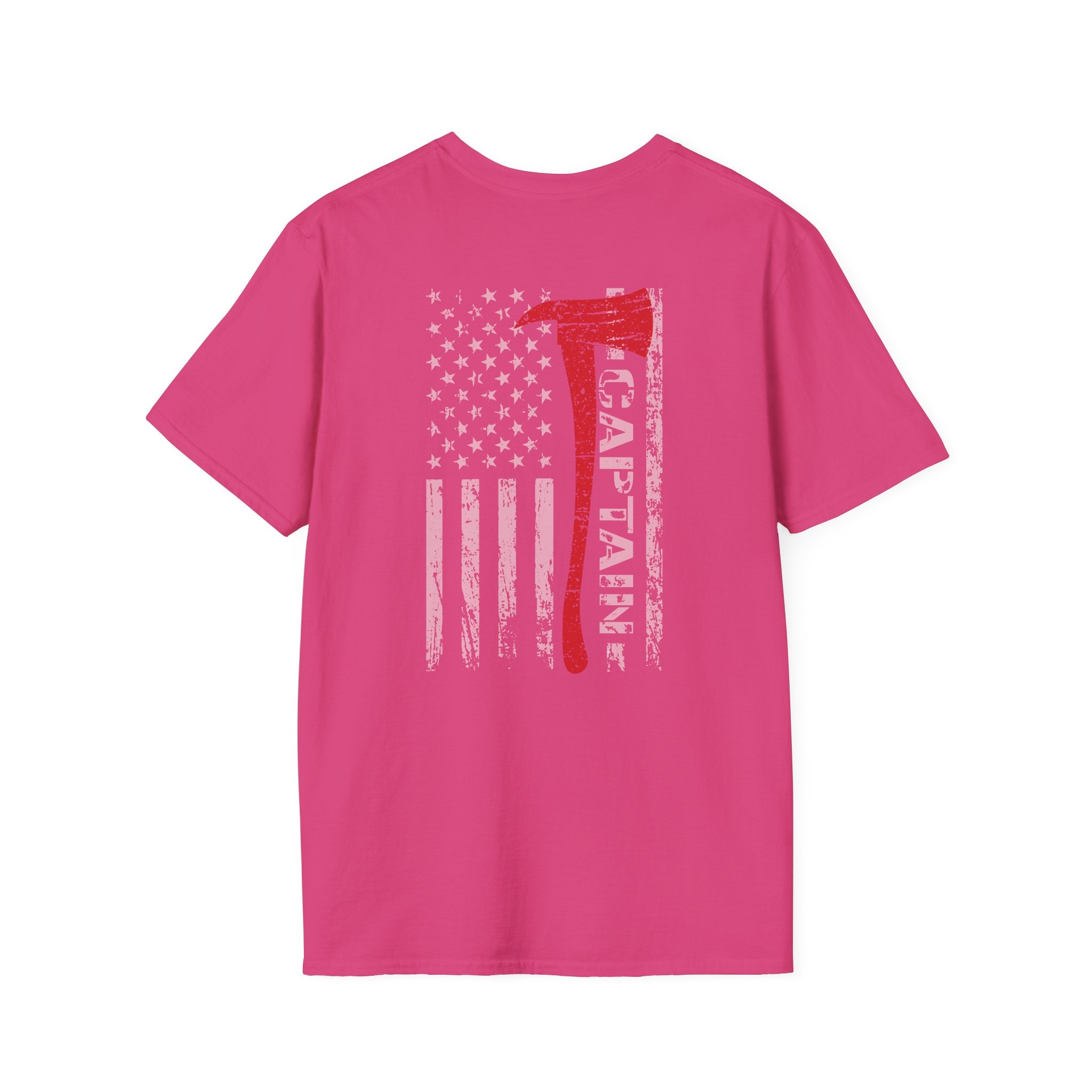 Captain US Flag - Unisex Softstyle T-Shirt