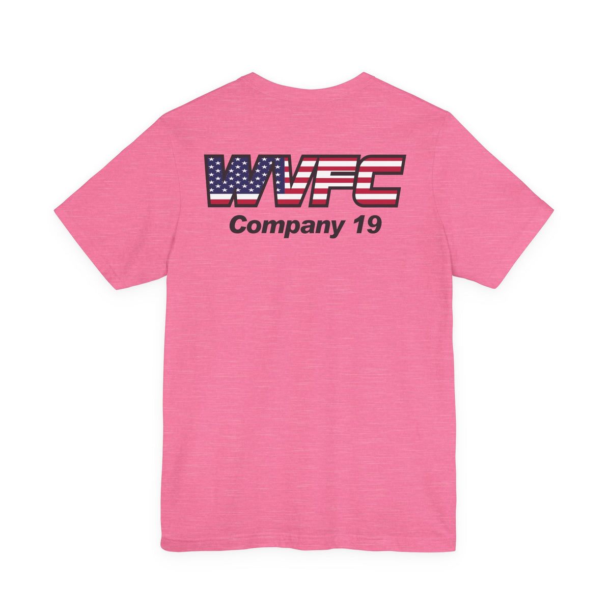 WVFC Goat Logo 2 Version 3 US Flag Blk- Unisex Jersey Short Sleeve Tee