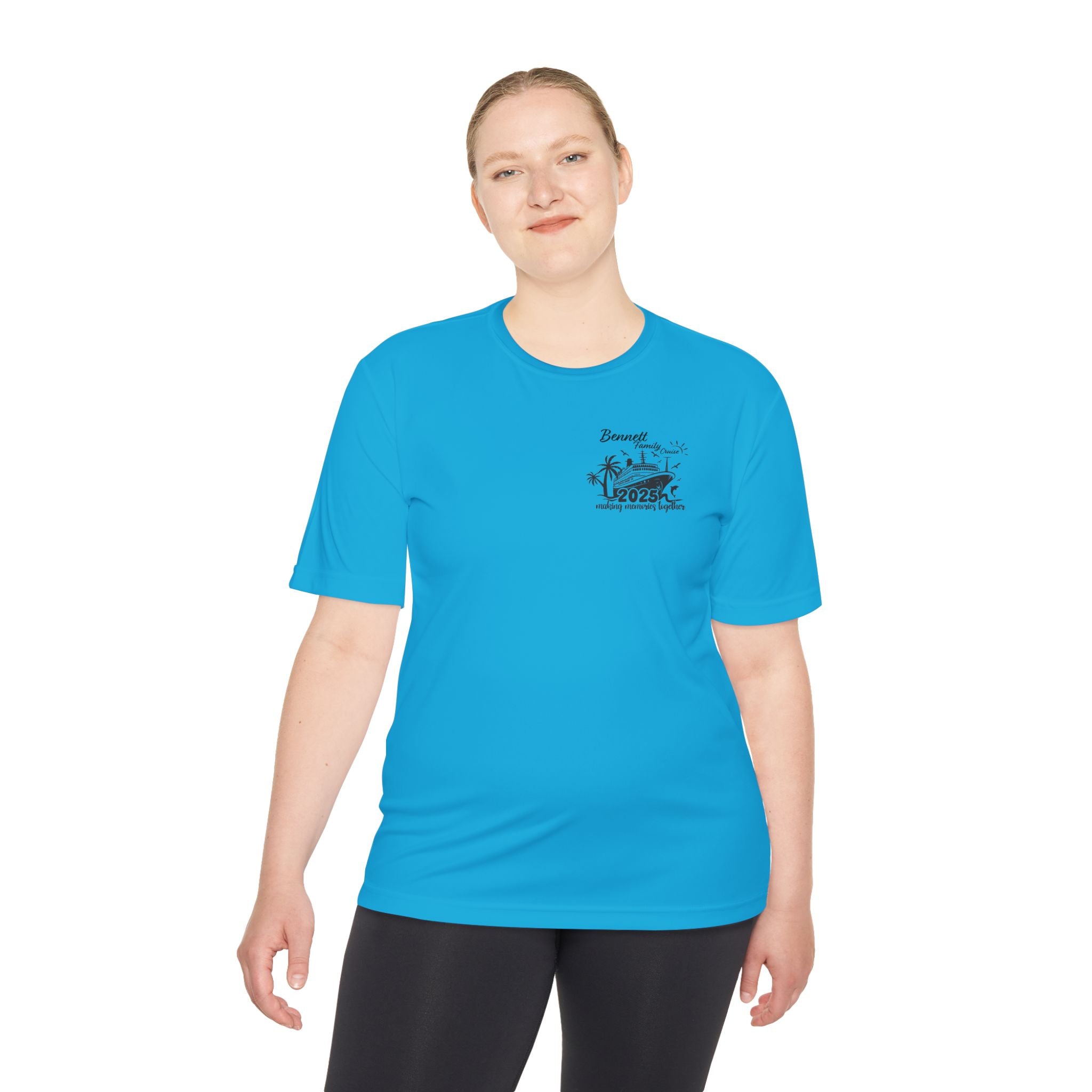Bennet Family Cruise Black Text - Unisex Moisture Wicking Tee