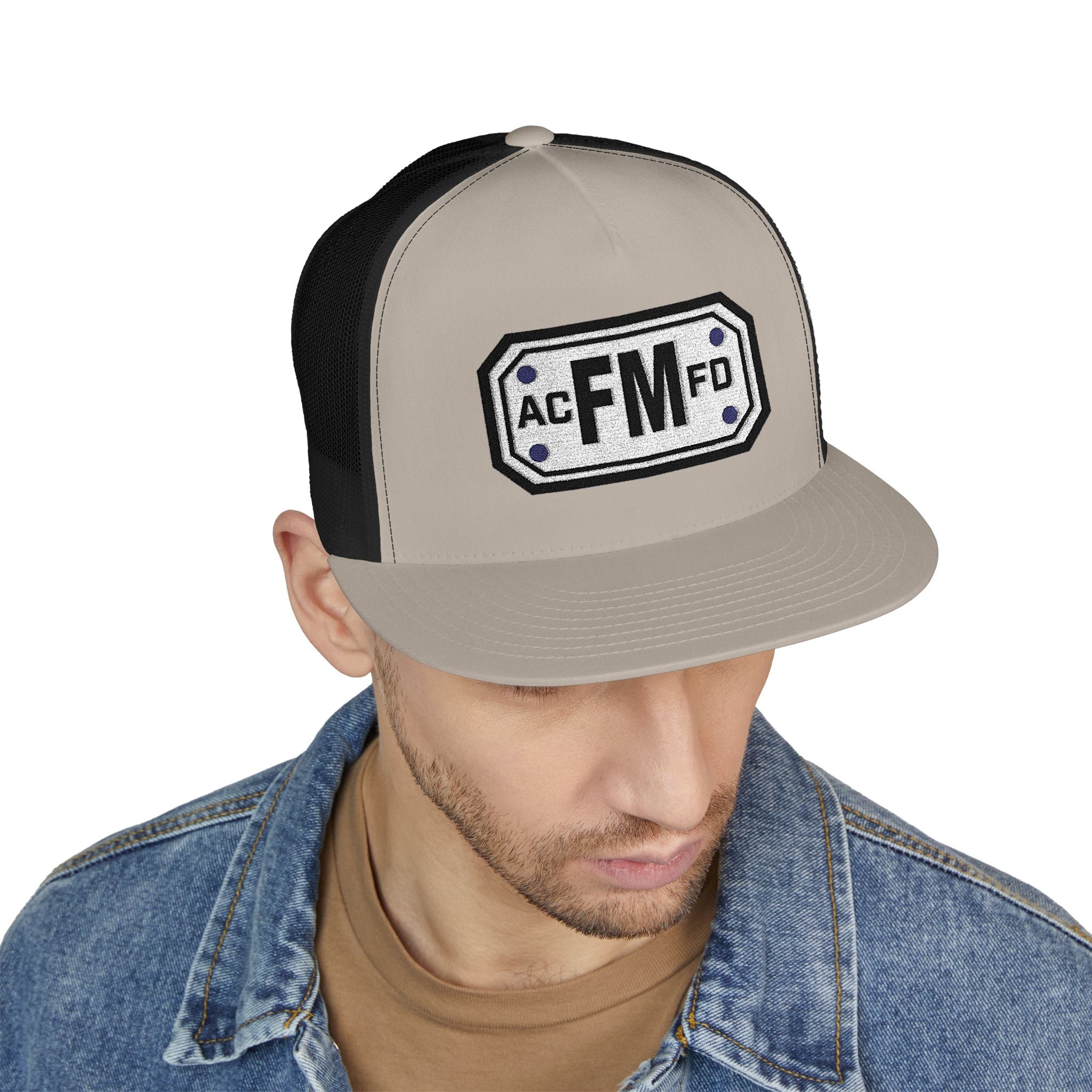 Arlington Fire Marshal - 5 Panel Trucker Cap (Embroidery)