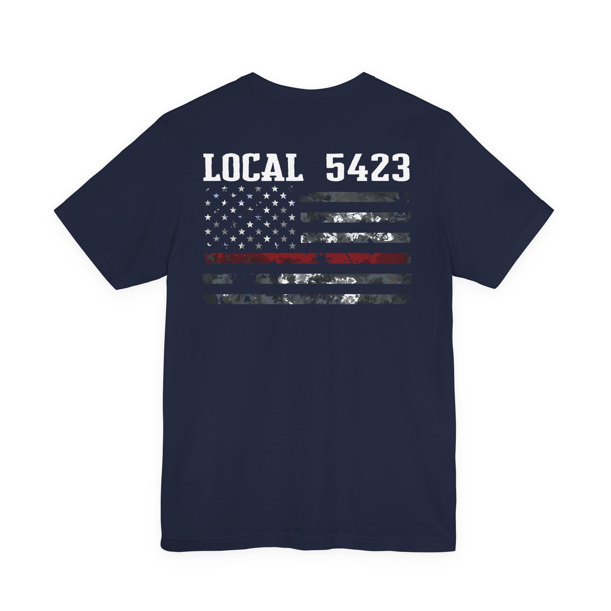 Manheim Township Local 5423 white - Bella+Canvas Soft Unisex Tee