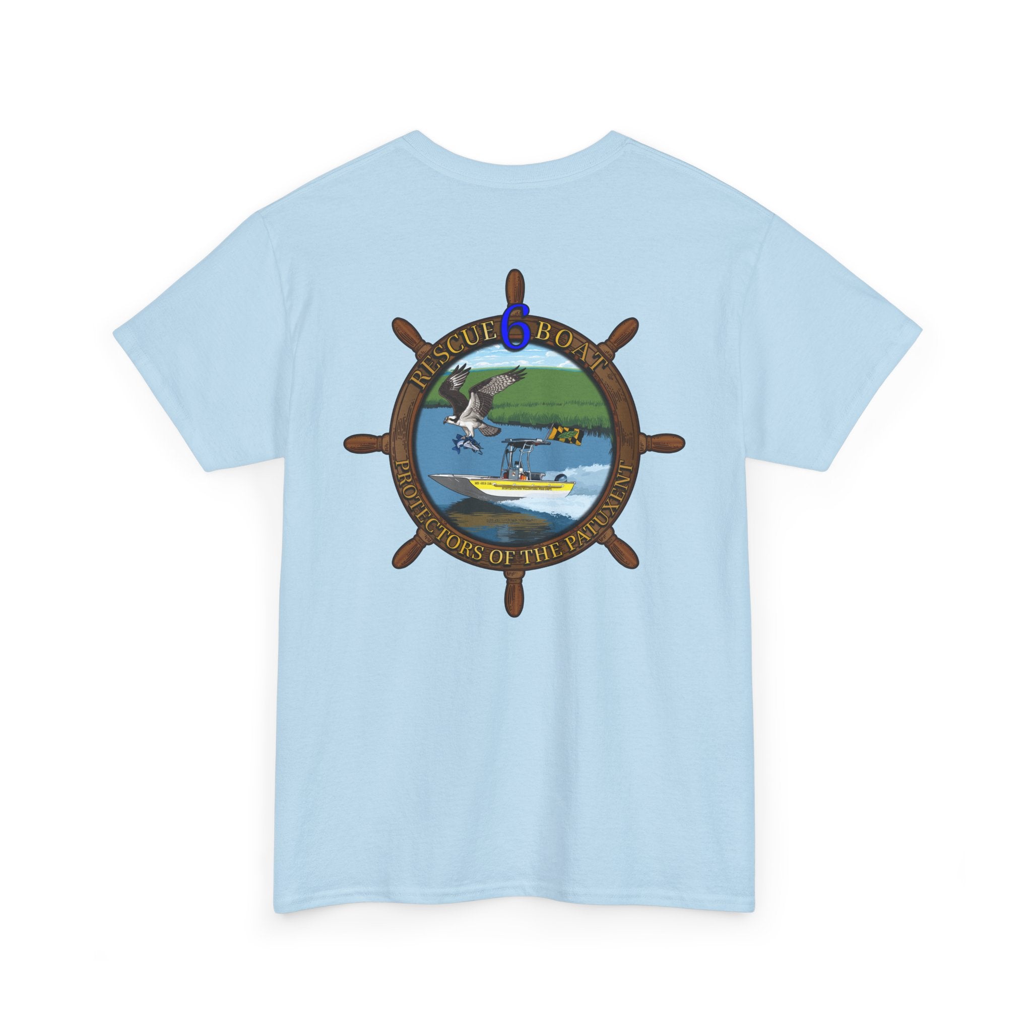 Huntingtown Vol. Fire Boat 6 - Heavy Cotton Unisex Tee