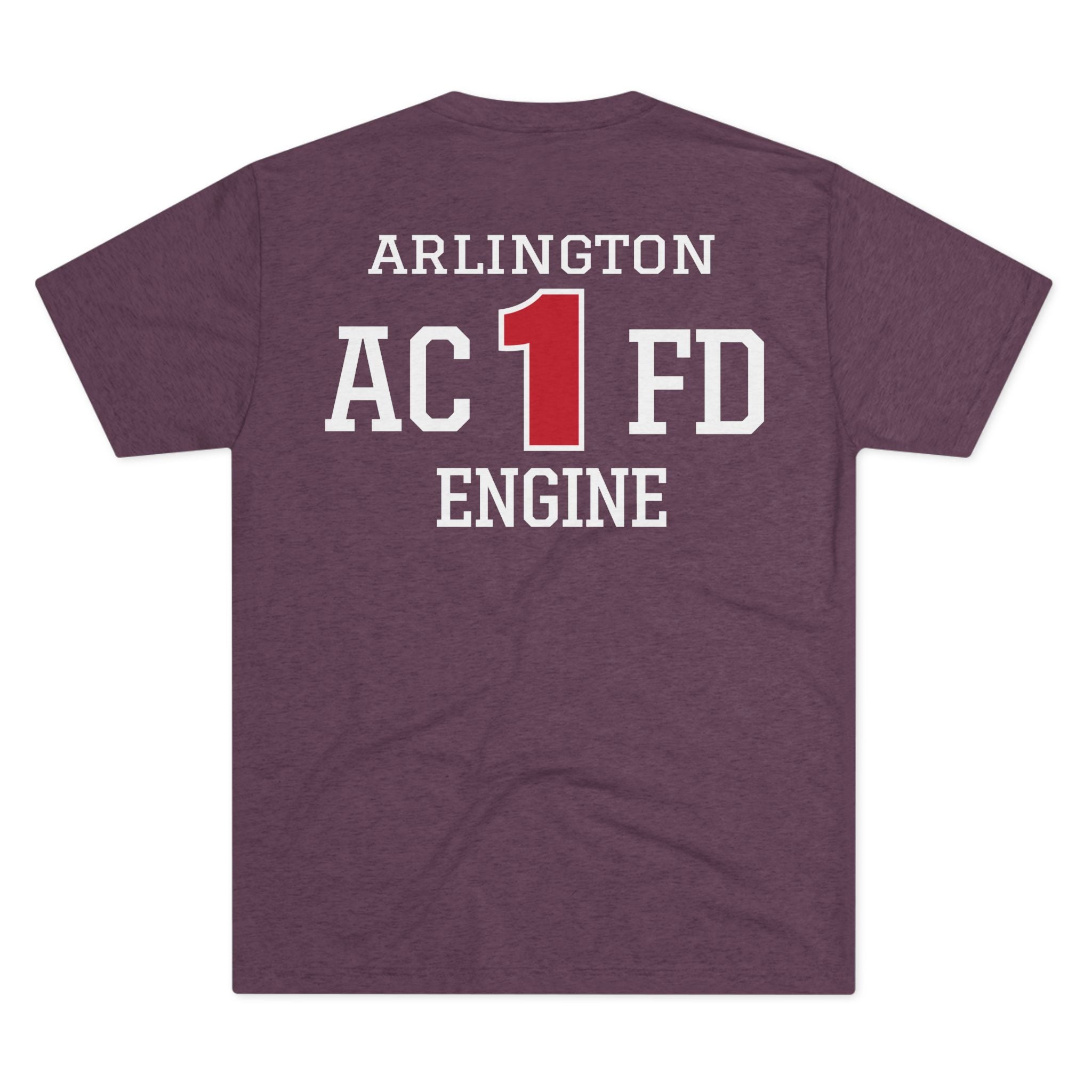 Arlington Engine 1 - NextLevel Tri-Blend Crew Tee