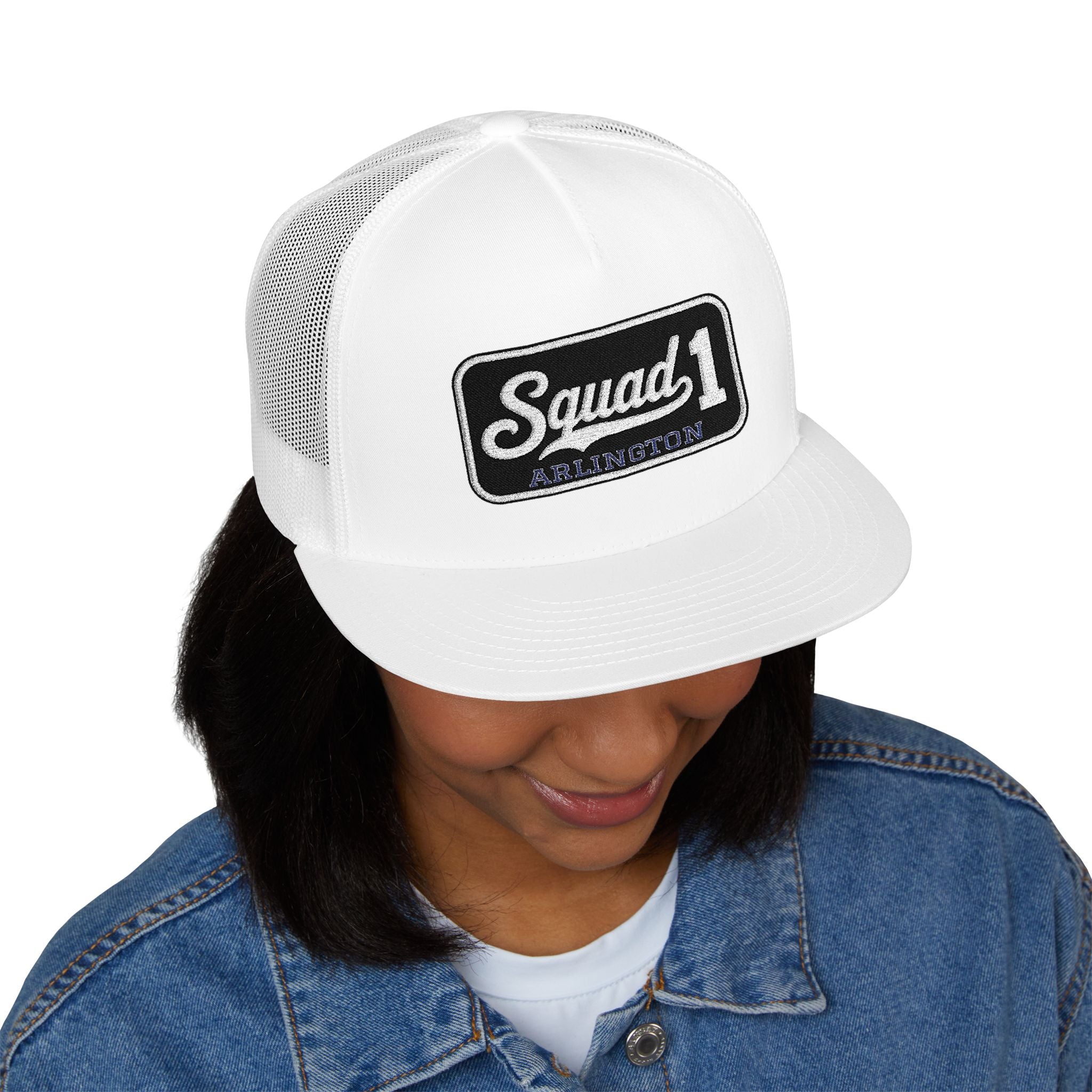 Arlington Squad 1 - 5 Panel Trucker Cap (Embroidery)