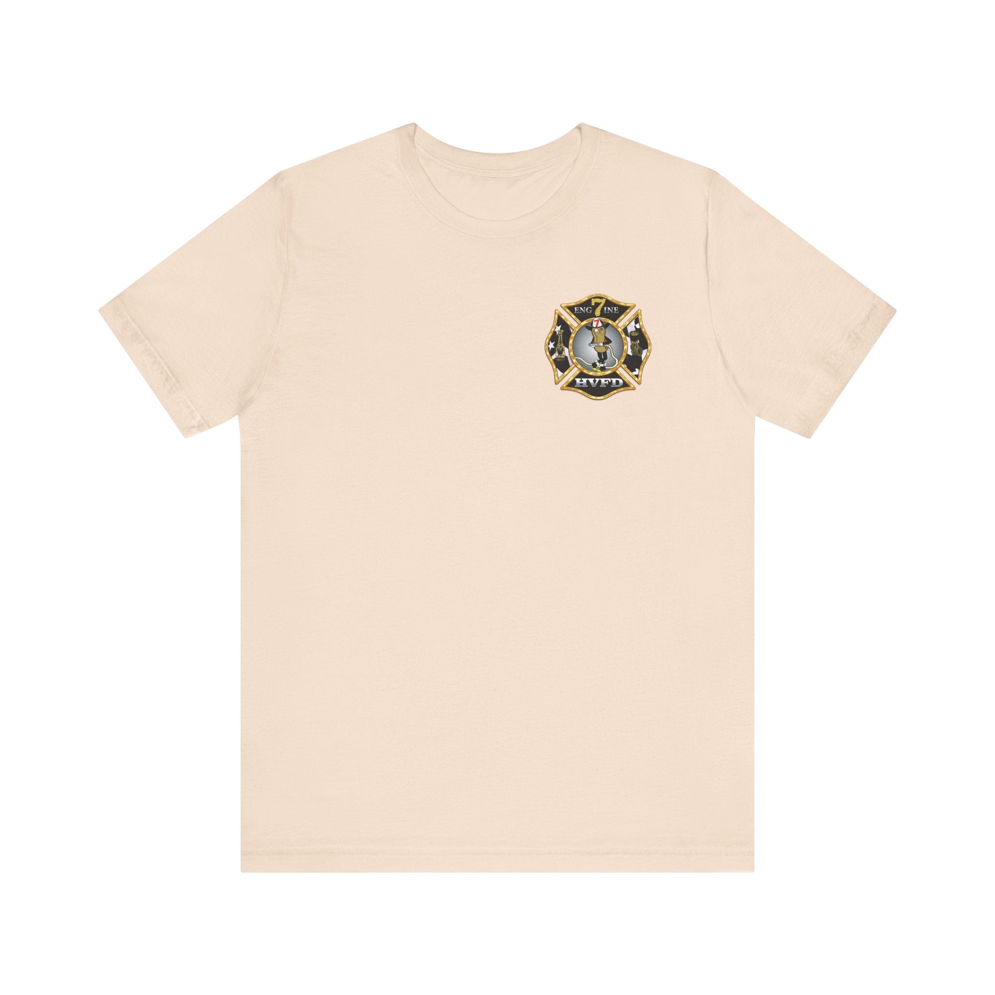 Hollywood MD Vol Fire Eng7ine - Bella+Canvas Soft Unisex Tee