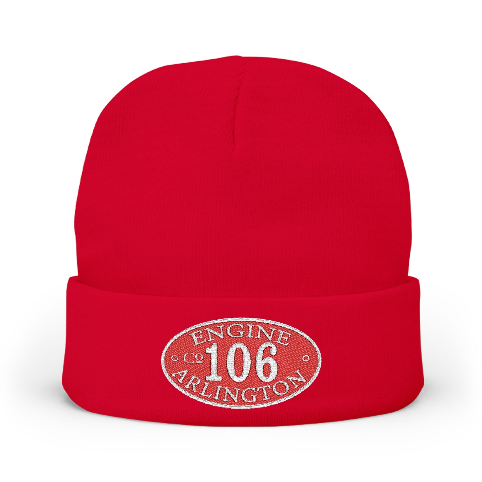 Arlington Engine 6 - Knit Beanie (Embroidery)