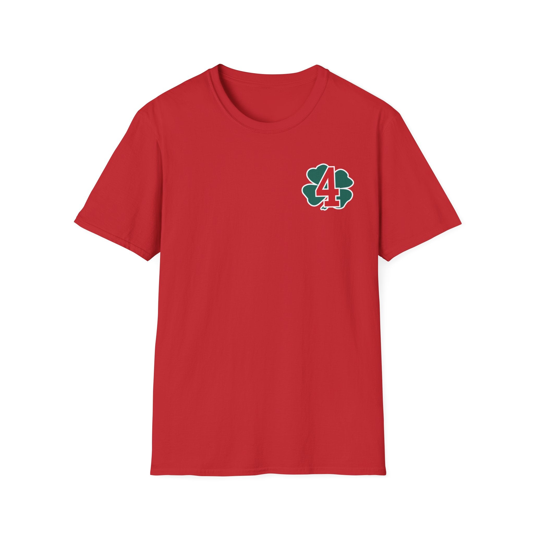 Station 4 Clover front / acfd clover back - Gildan Soft Cotton Softstyle T-Shirt