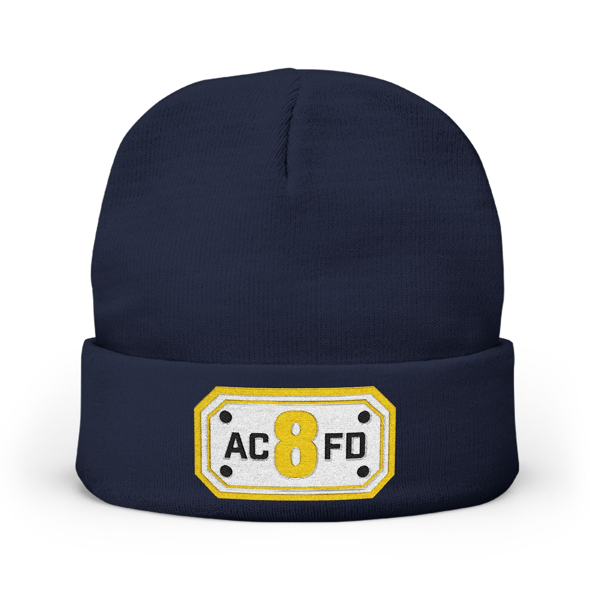 Arlington Medic 8 - Knit Beanie (Embroidery)