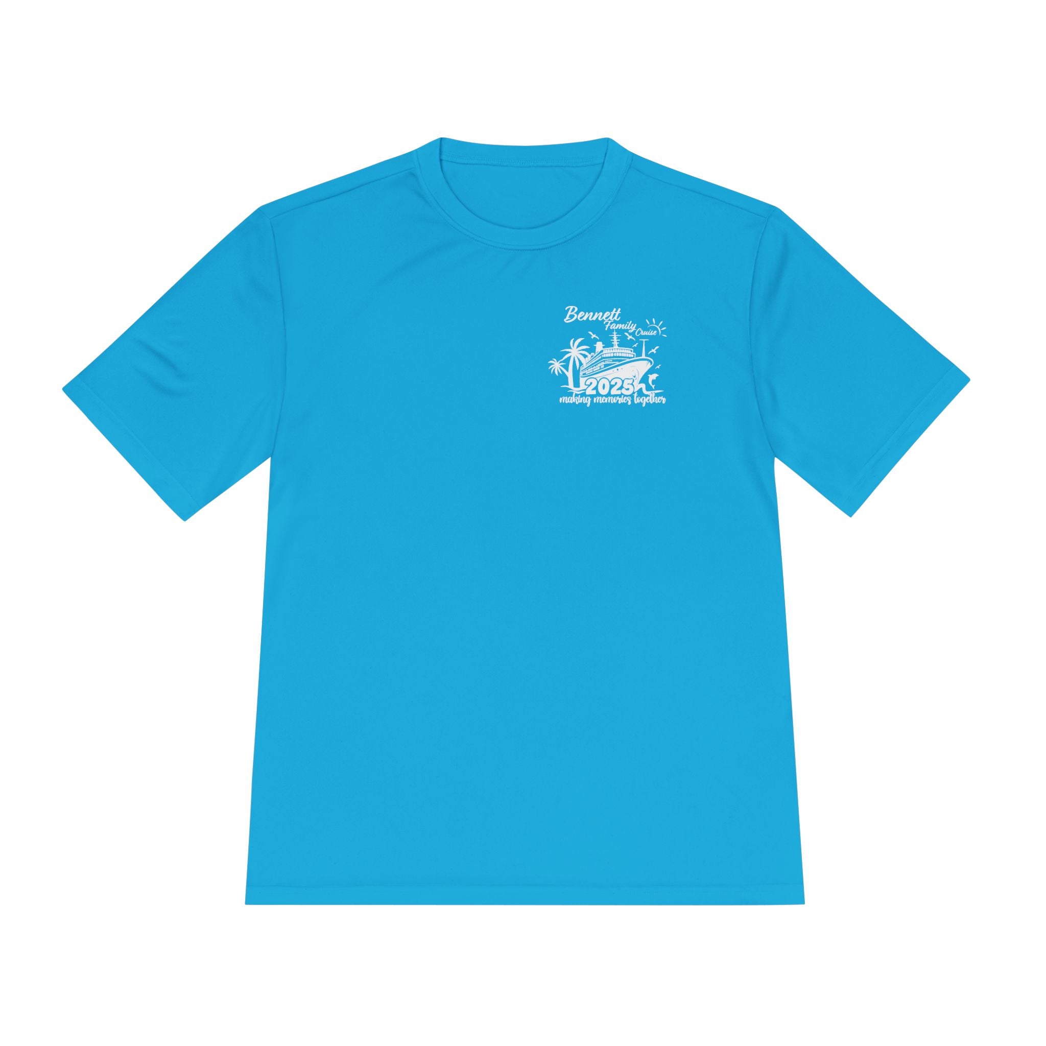 Bennet Family Cruise White Text- Unisex Moisture Wicking Tee