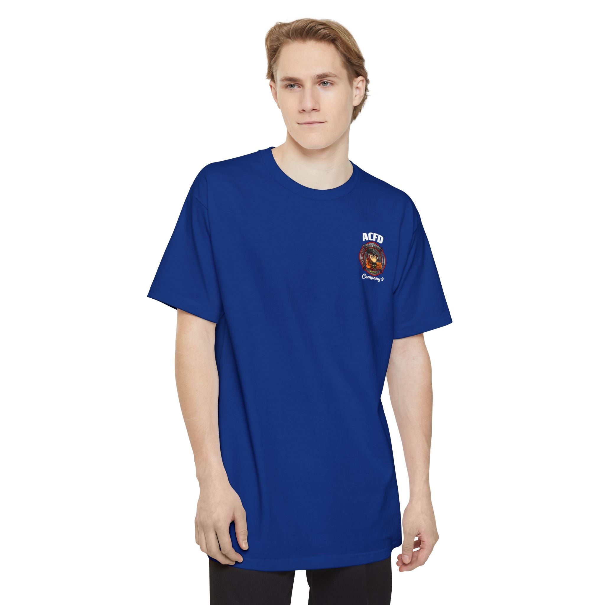 (Tall) Station 9 Firefighter Rescue - Tall Beefy-T® - Unisex T-Shirt
