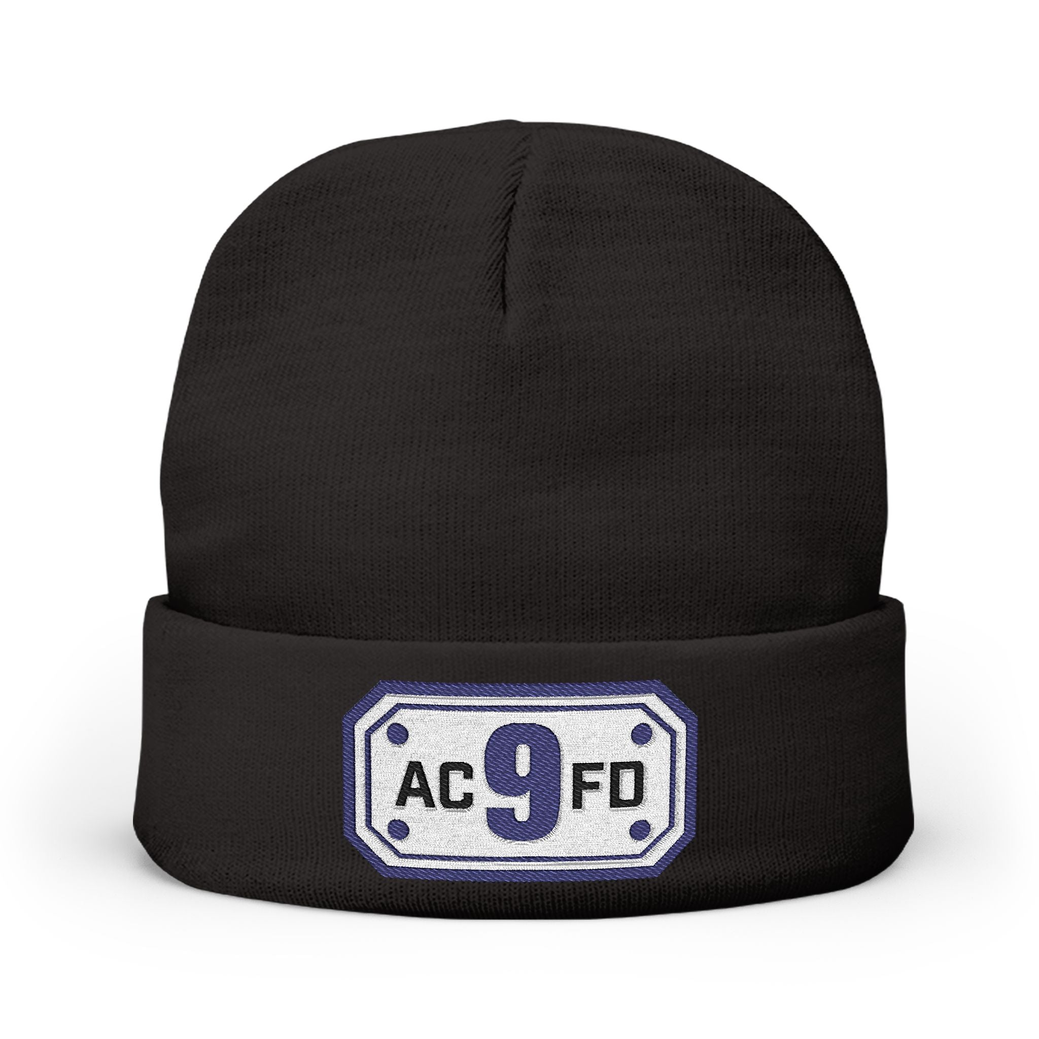 Arlington Rescue 9 - Knit Beanie (Embroidery)