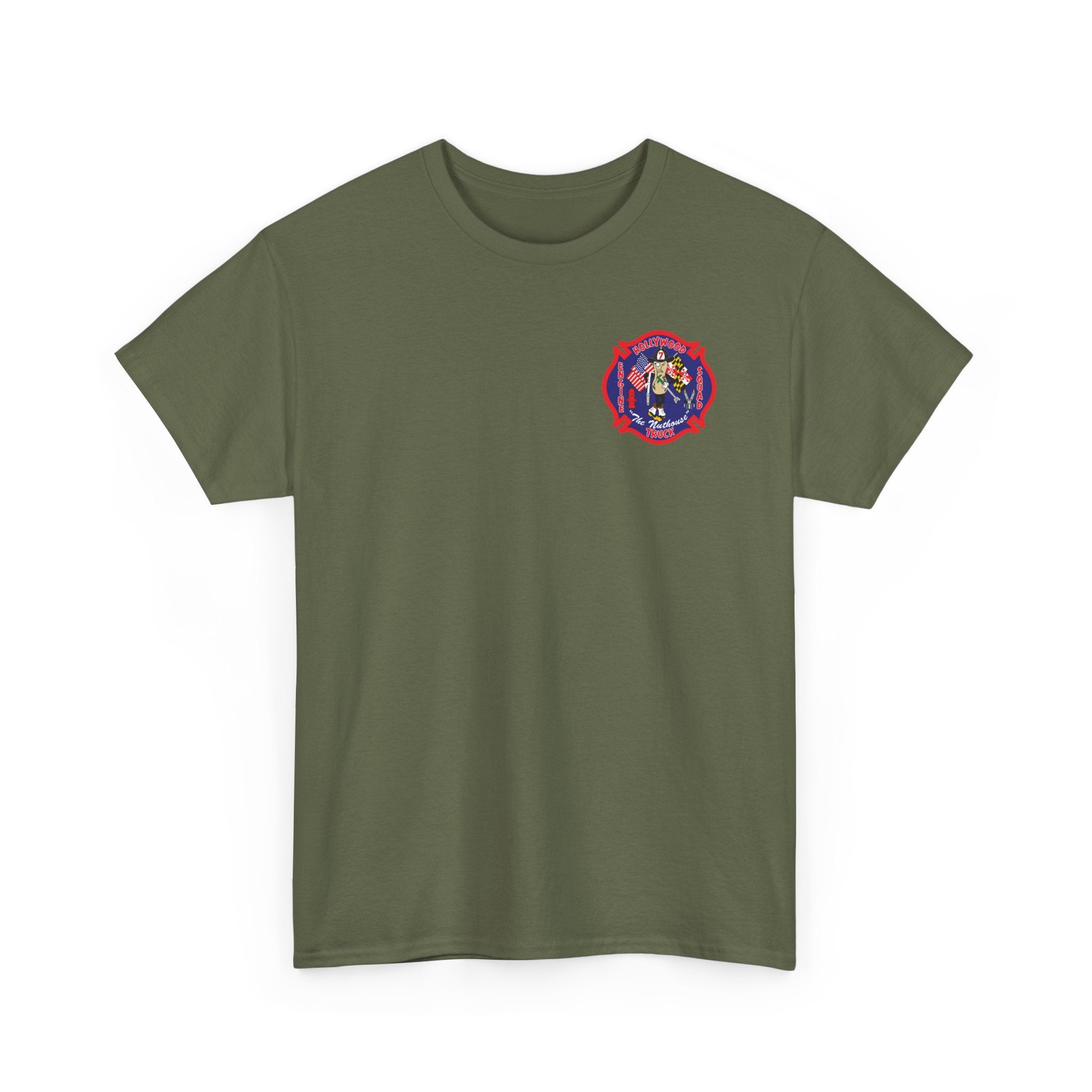 Hollywood MD Vol Fire Ladder Co. 7 - Heavy Cotton Unisex Tee -