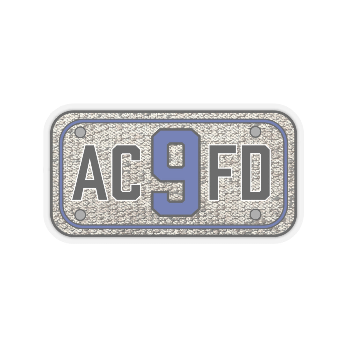 ACFD 9 Rescue Hose Patch - Kiss-Cut Stickers
