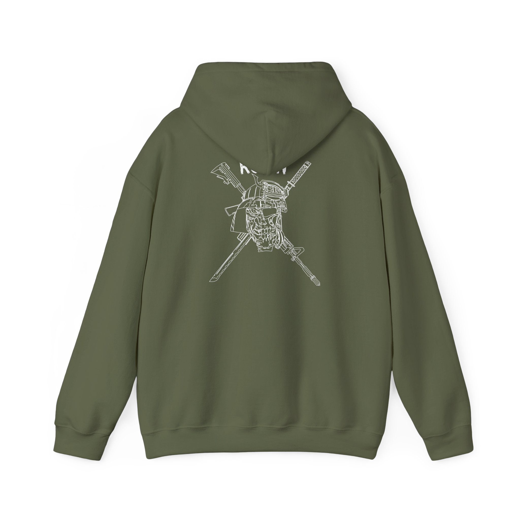 Charlie 2 Ronin (white Logo) - Gildan Heavy Blend™ Hooded Sweatshirt