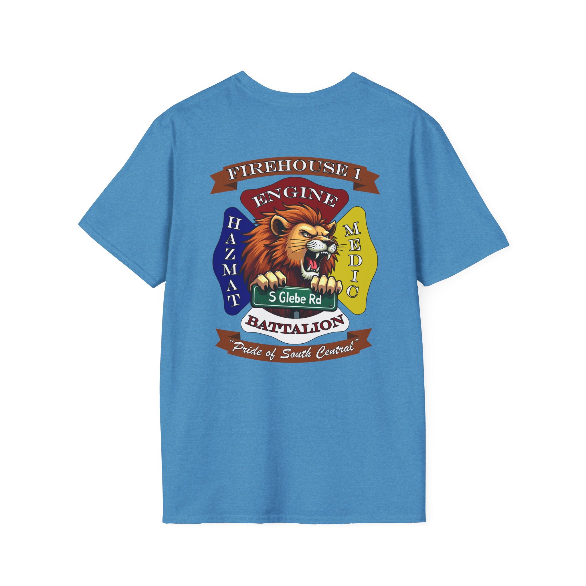 "South Central" Station 1 (version 4) - Gildan Soft Cotton Softstyle T-Shirt
