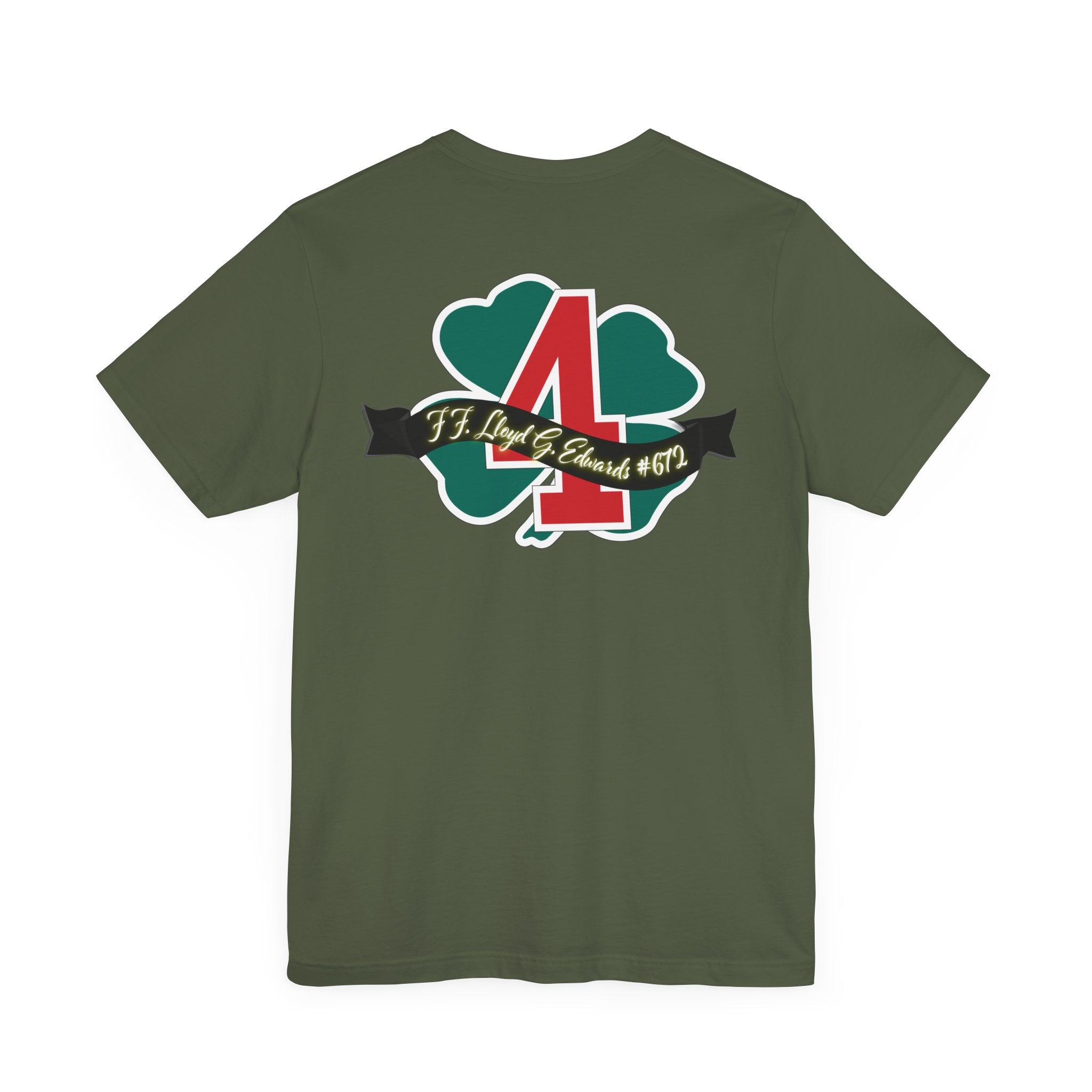 Lloyd Edwards Memorial Shirt  (Proceeds $8.49 per shirt  going to Local 2800 Benevolent Fund)- Unisex Jersey Short Sleeve Tee