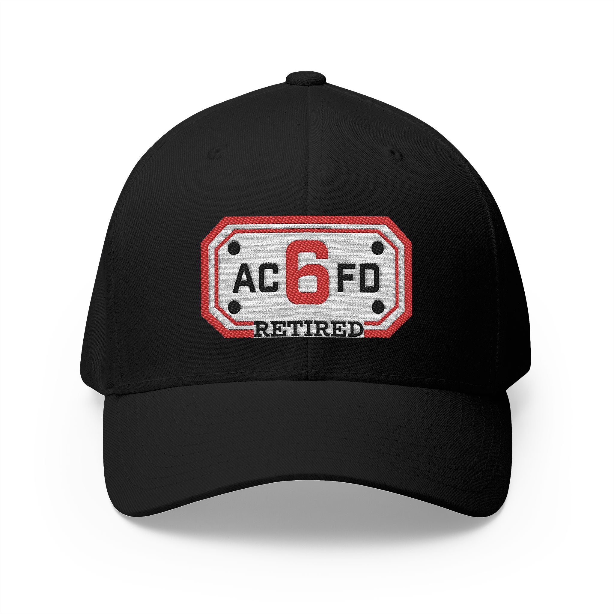 Retired Arlington Engine 6 - FLEXFIT Closed-Back Structured Cap (Embroidery)