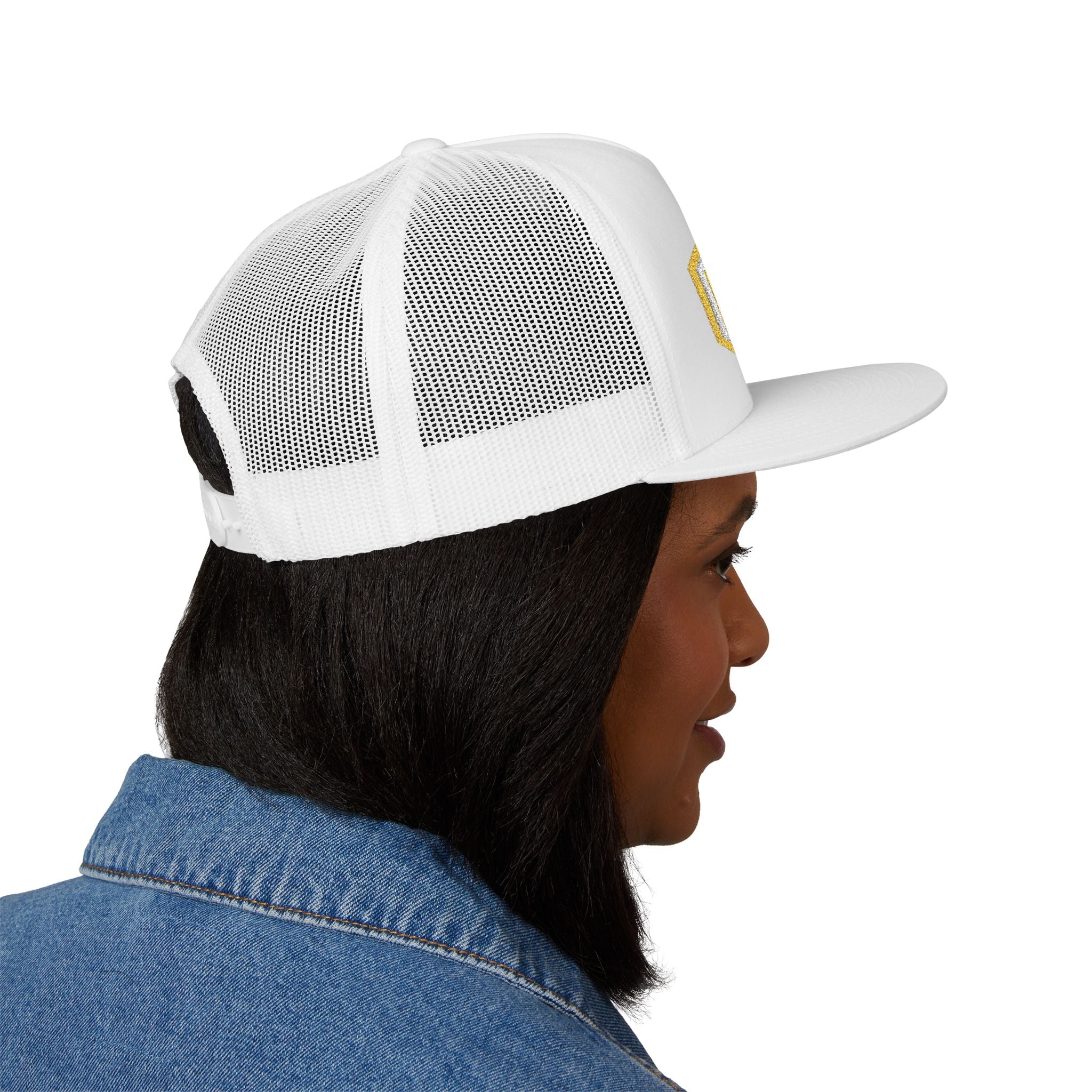 Arlington Rescue 2 (requested different style hat) - 5 Panel Trucker Cap (Embroidery)