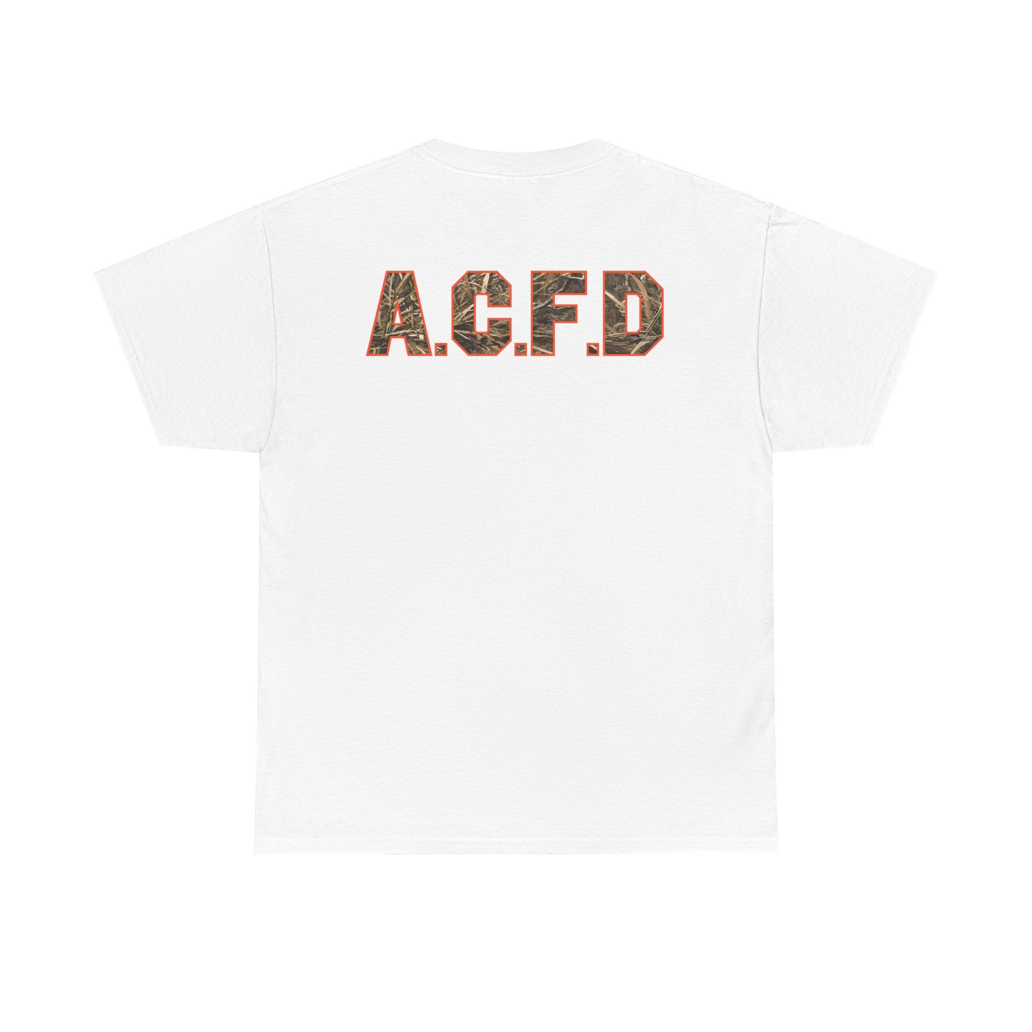 Heavy Cotton Unisex Tee - Arlington Camo Deer Hunter
