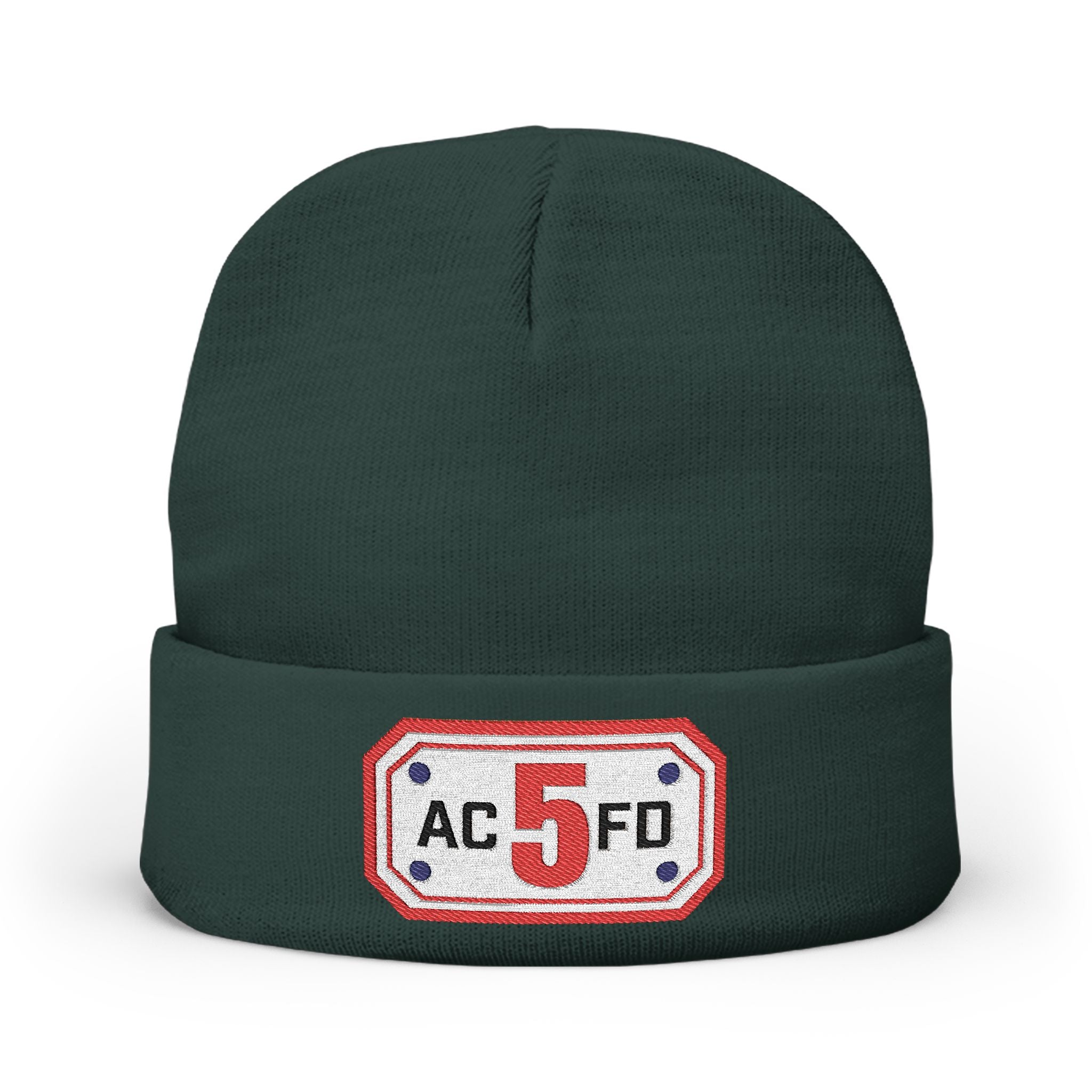 Arlington Engine 5 - Knit Beanie (Embroidery)