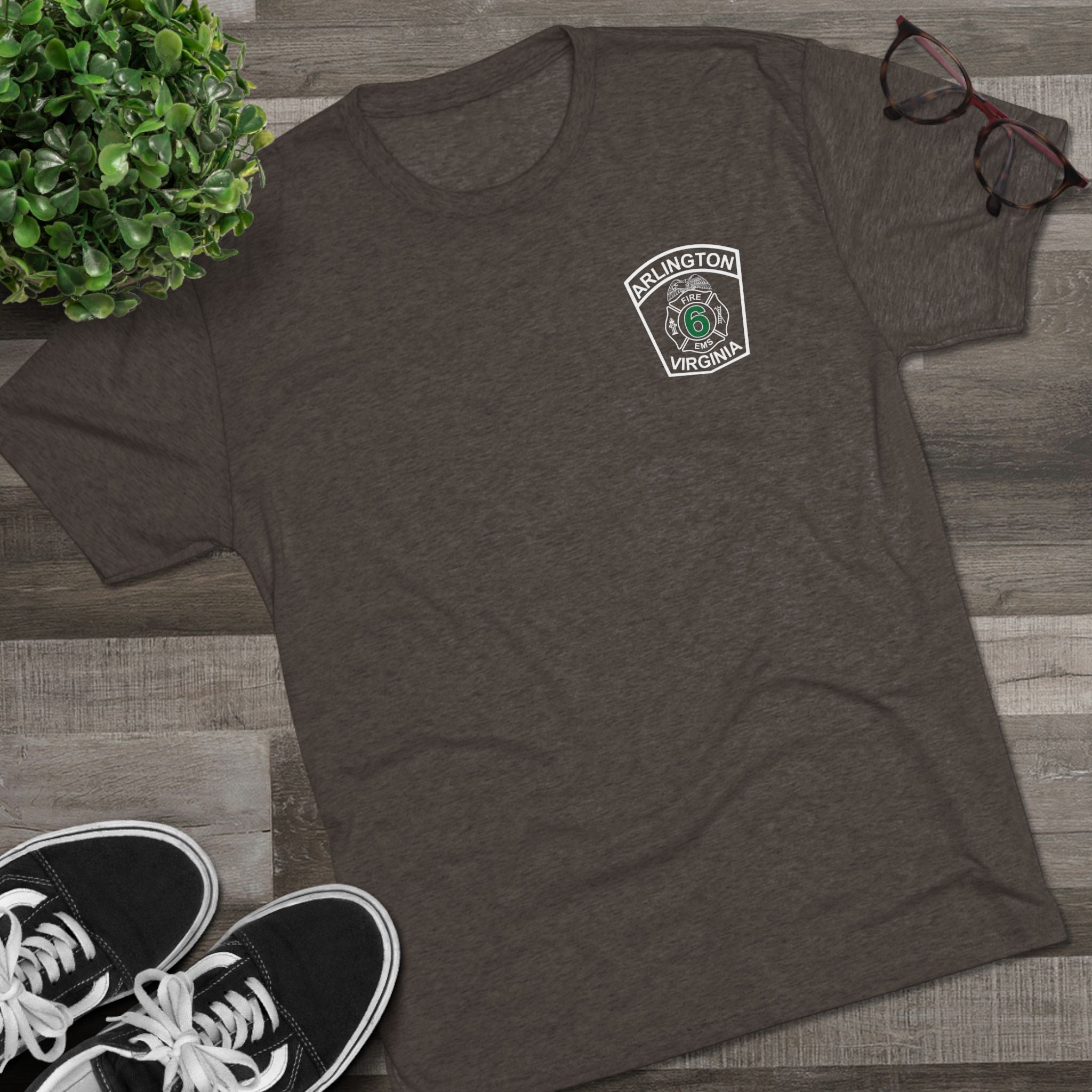 Truck 6 Arlington - NextLevel Tri-Blend Crew Tee