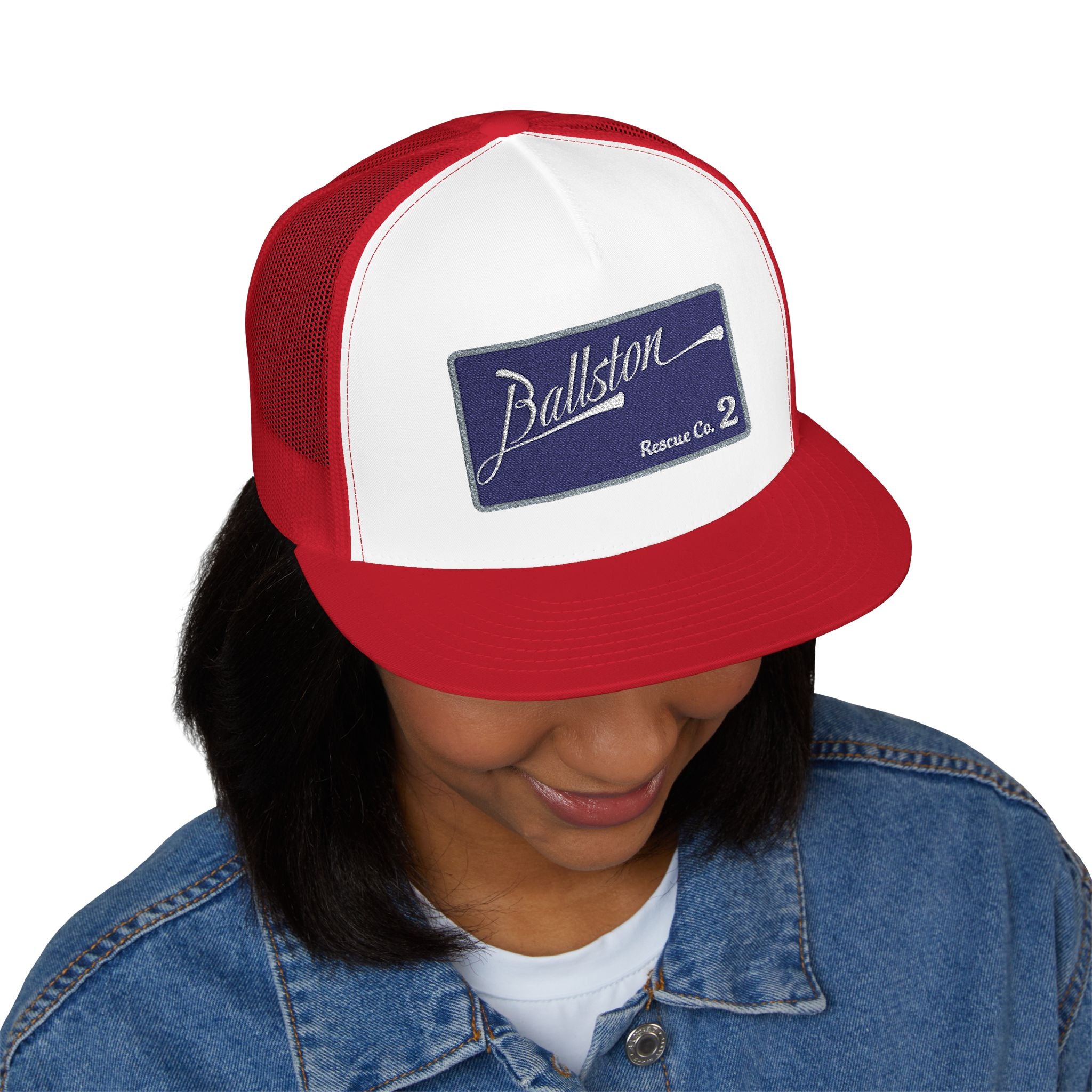 Arlington Ballston Rescue Co. 2  - 5 Panel Trucker Cap (Embroidery)