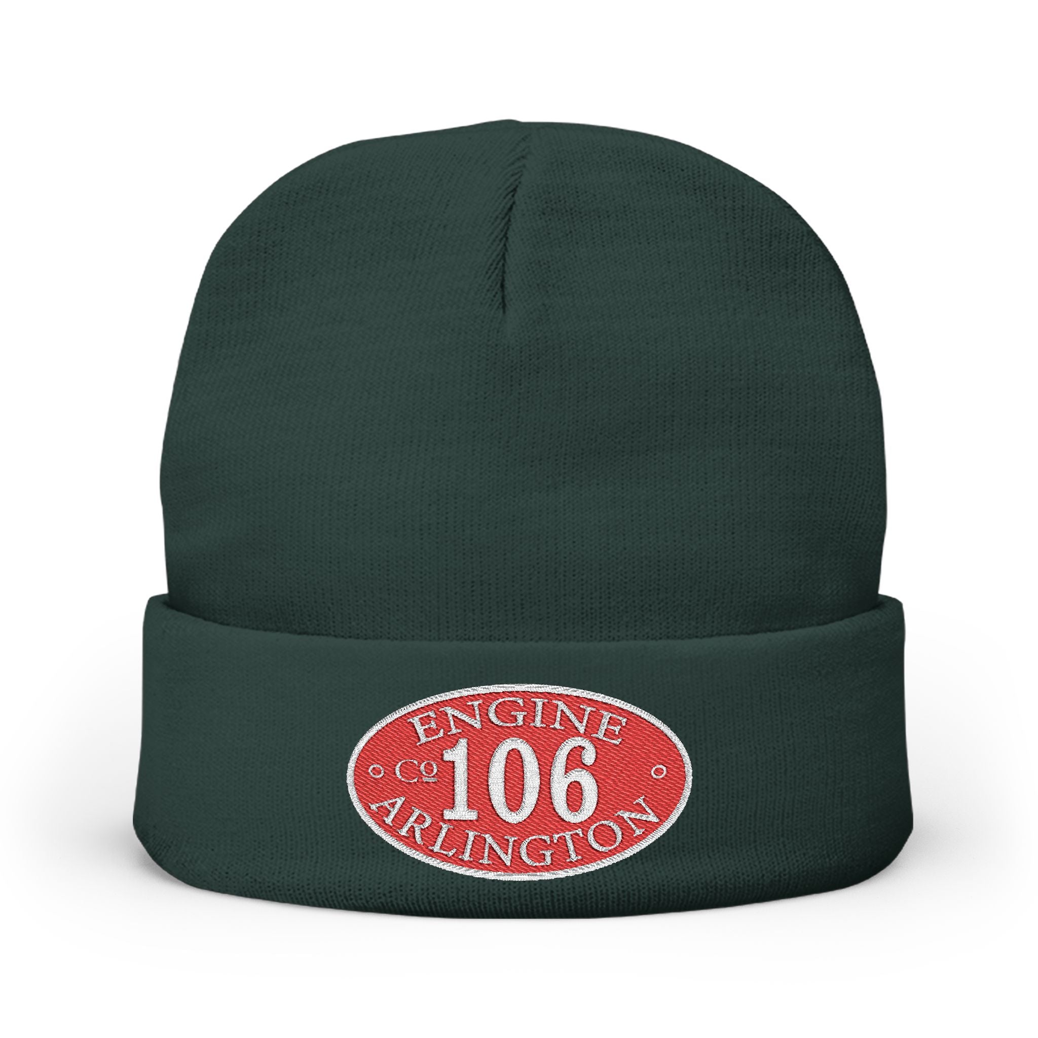 Arlington Engine 6 - Knit Beanie (Embroidery)