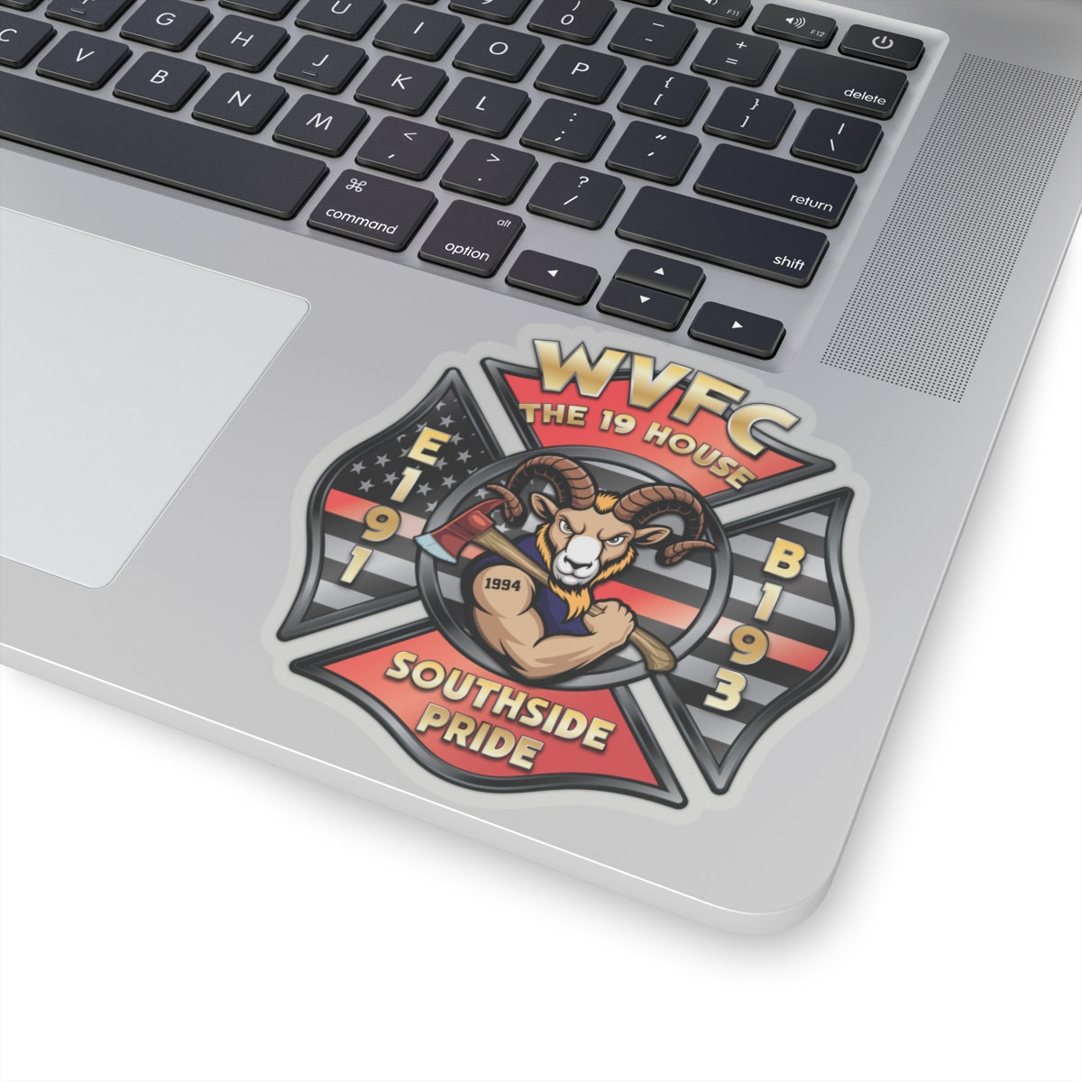 WVFC Goat Logo 1 - Kiss-Cut Stickers