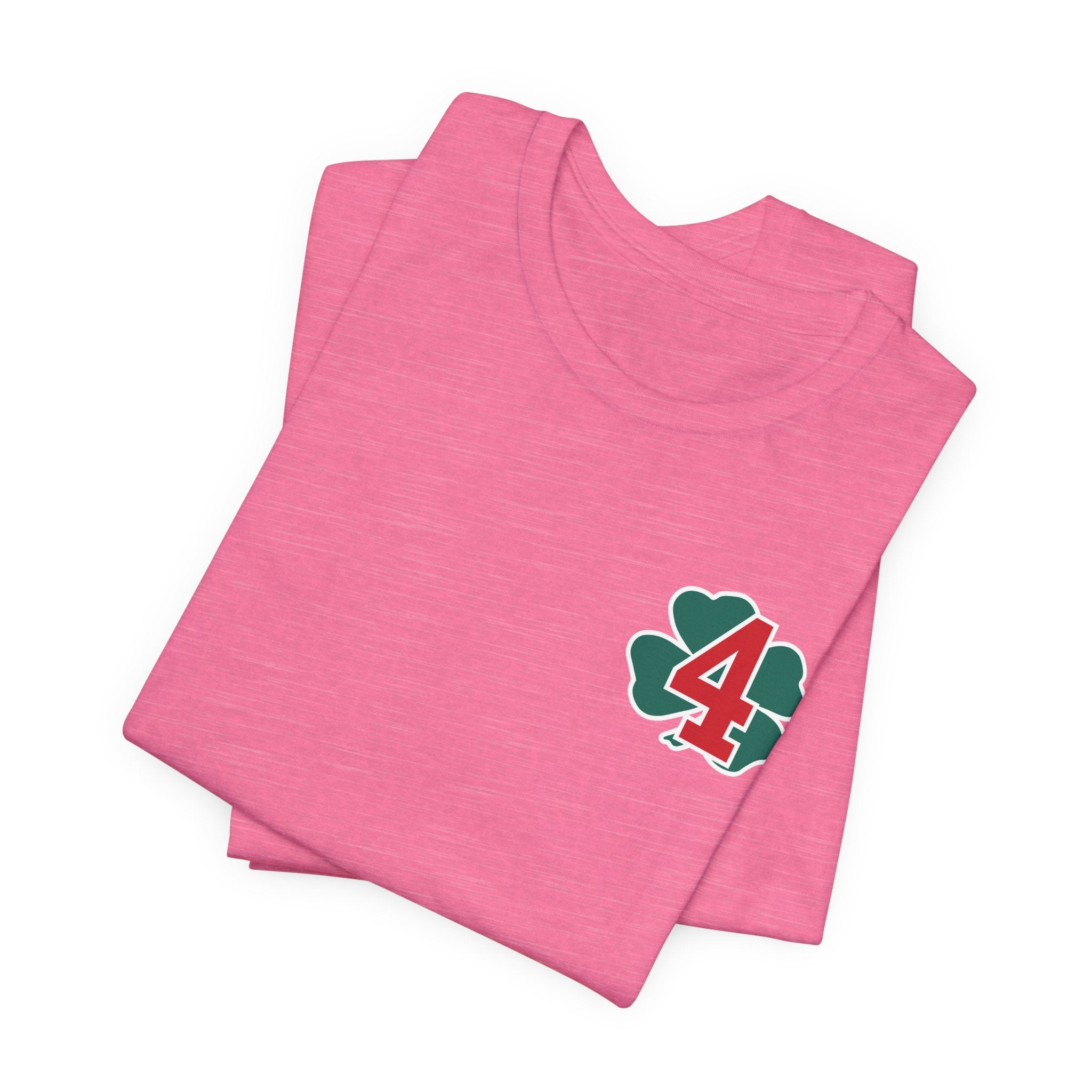 Station 4 RatPack on Back Clover Front - Bella+Canvas Soft Unisex Tee