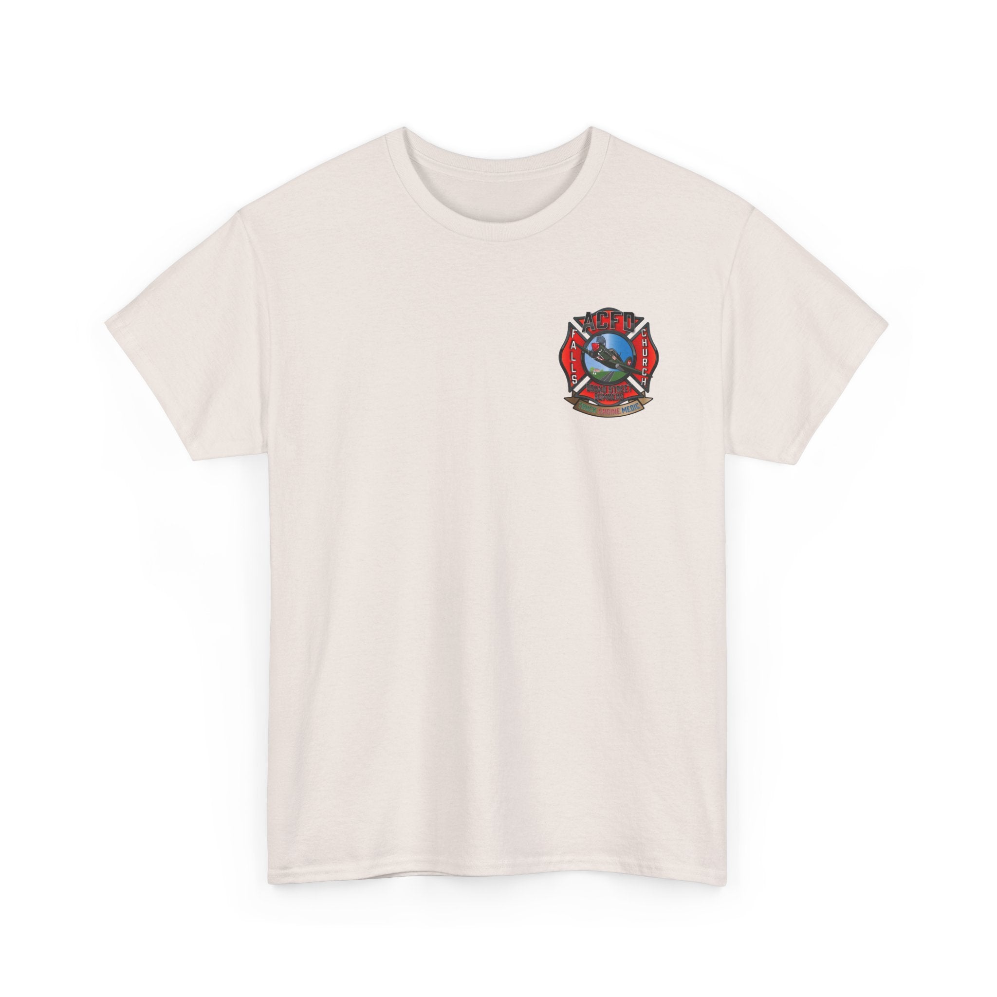 Station 6 Truck Arlington - Heavy Cotton Unisex Tee