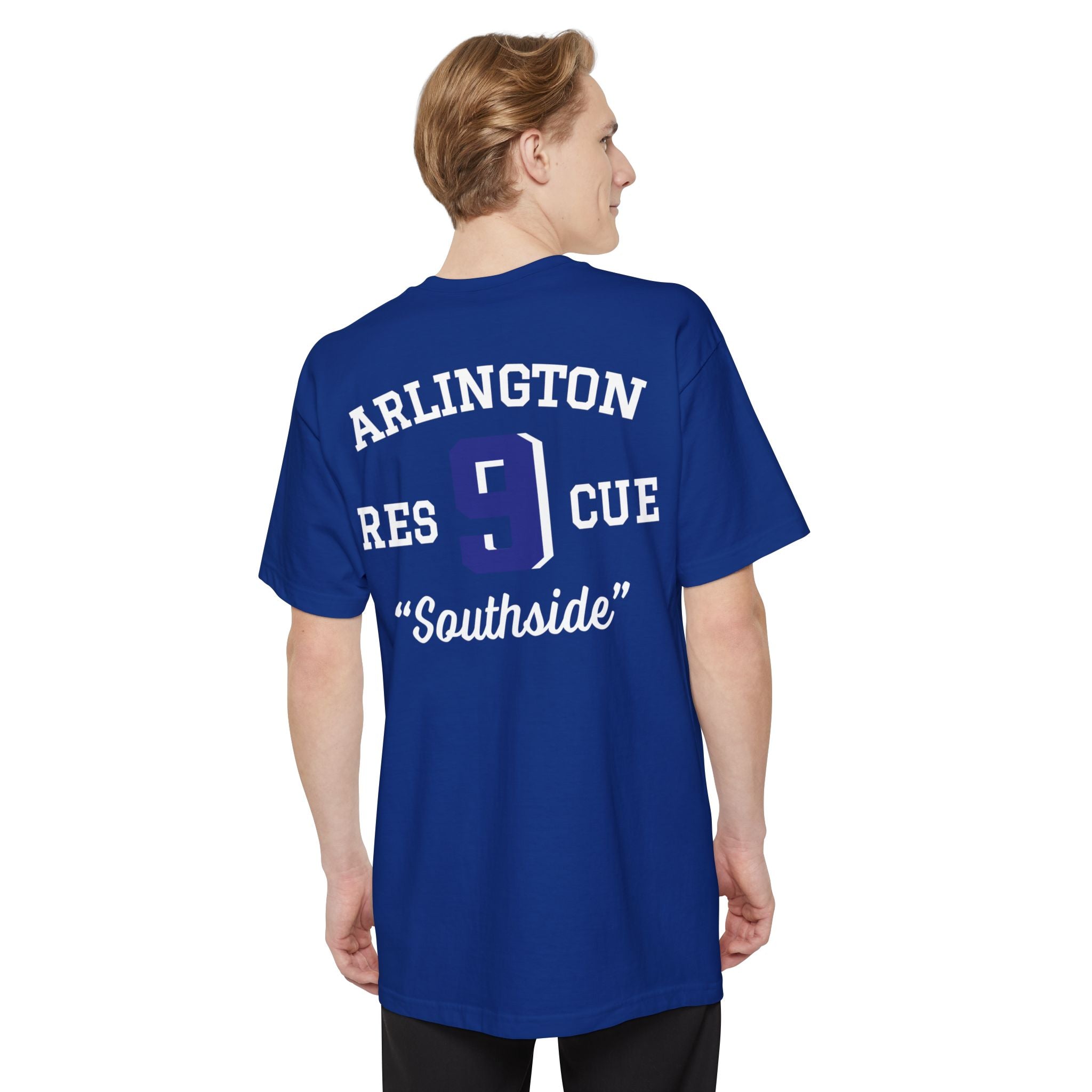 (Tall) Station 9 Firefighter Rescue - Tall Beefy-T® - Unisex T-Shirt