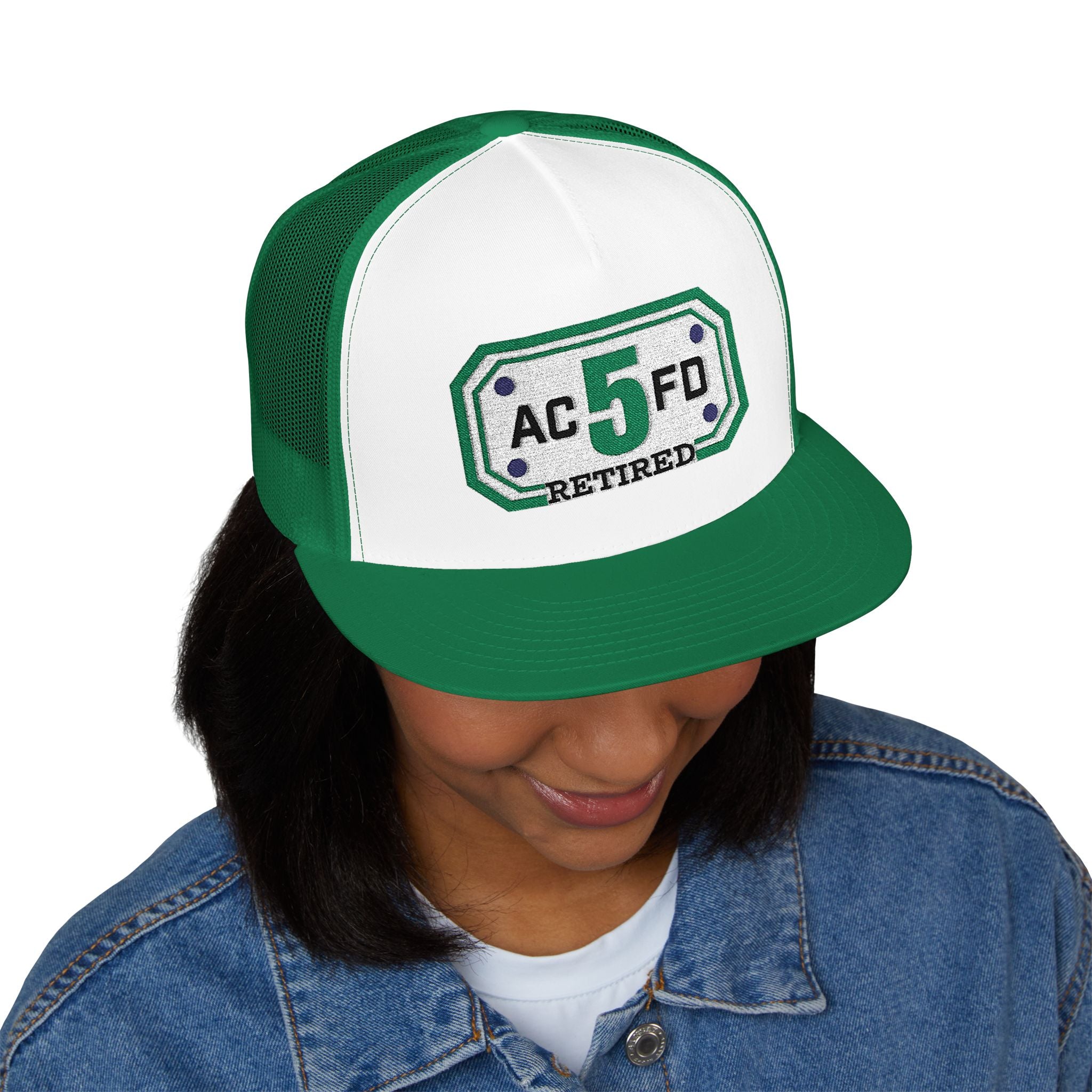 Retired Arlington Truck 5 - 5 Panel Trucker Cap (Embroidery)