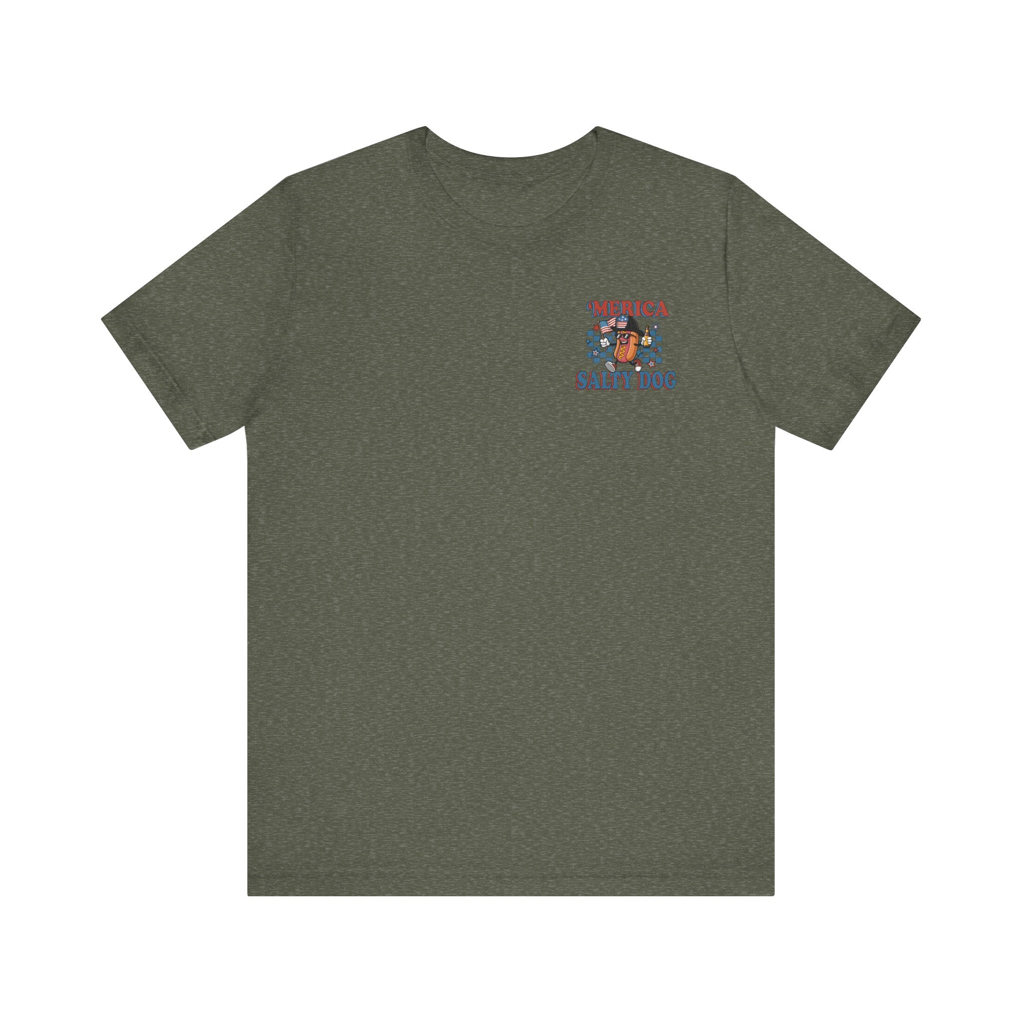 Salty Dog 'Merica Shirt - Bella-Canva Soft Jersey Short Sleeve Tee