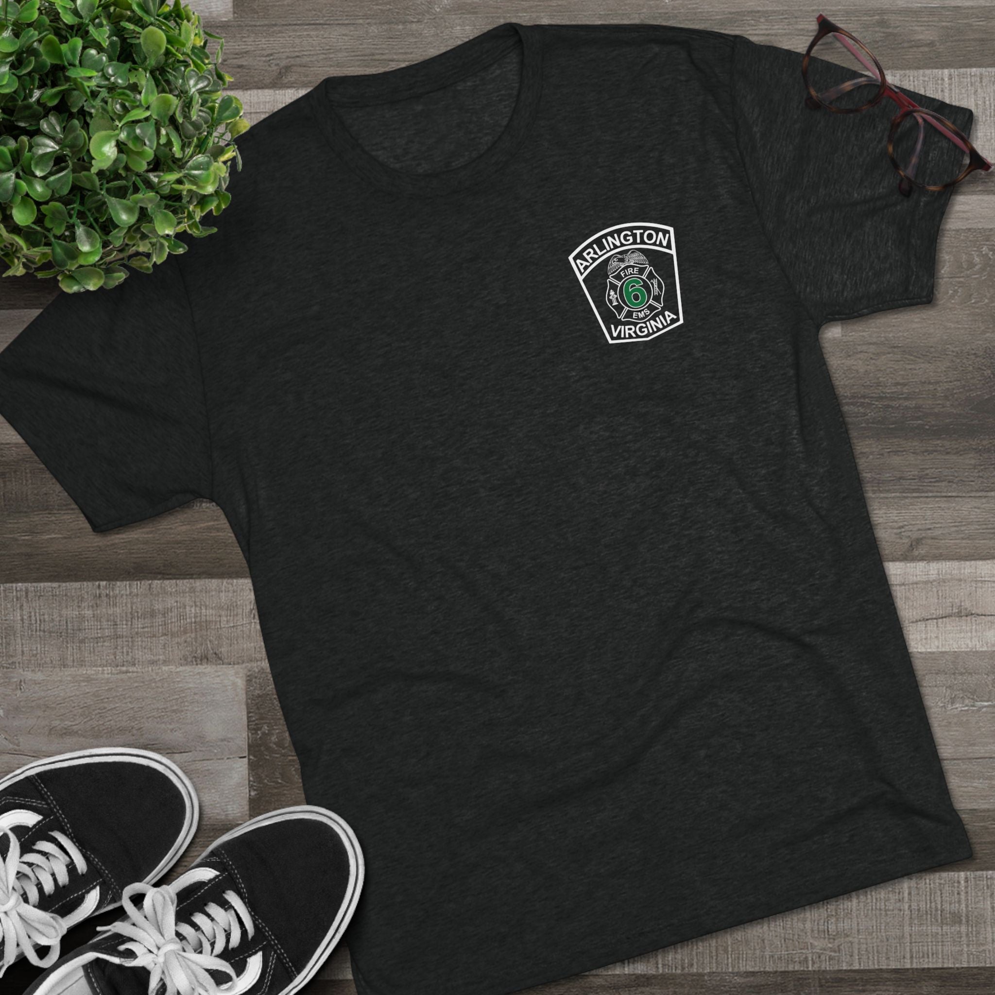 Truck 6 Arlington - NextLevel Tri-Blend Crew Tee