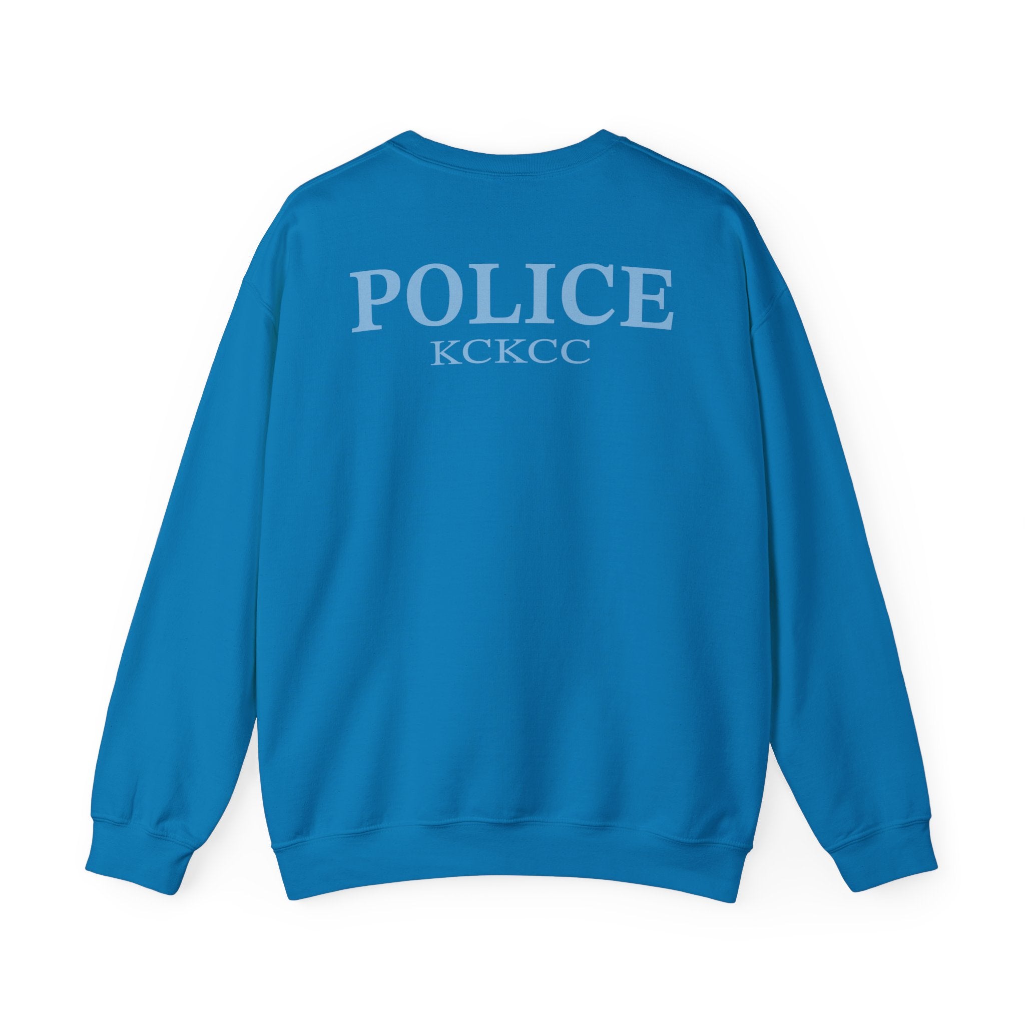 Kansas City College Police Blue Patch - Unisex Heavy Blend™ Crewneck Sweatshirt