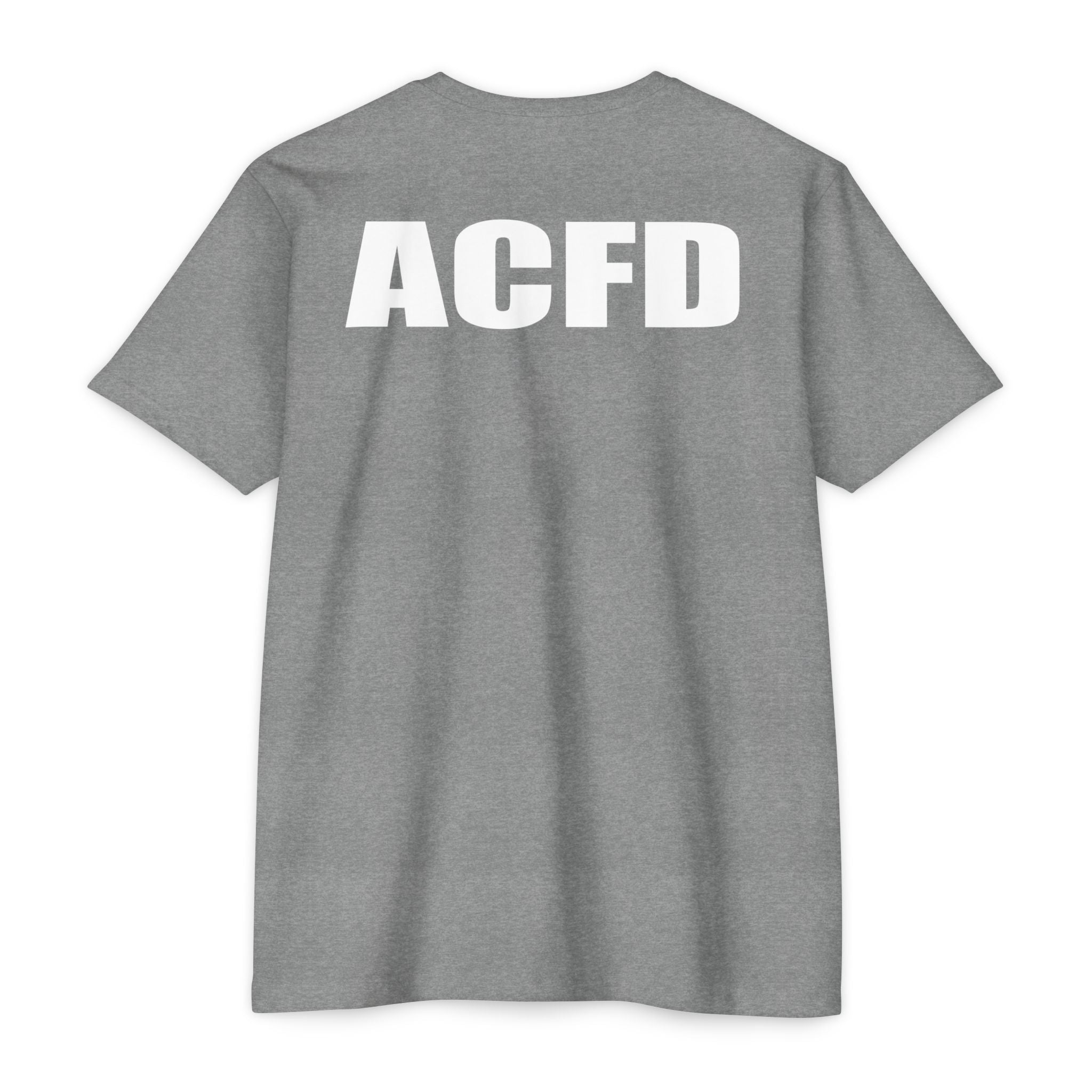ACFD Firefighter - 60% cotton / 40% polyester Unisex CVC Jersey T-shirt