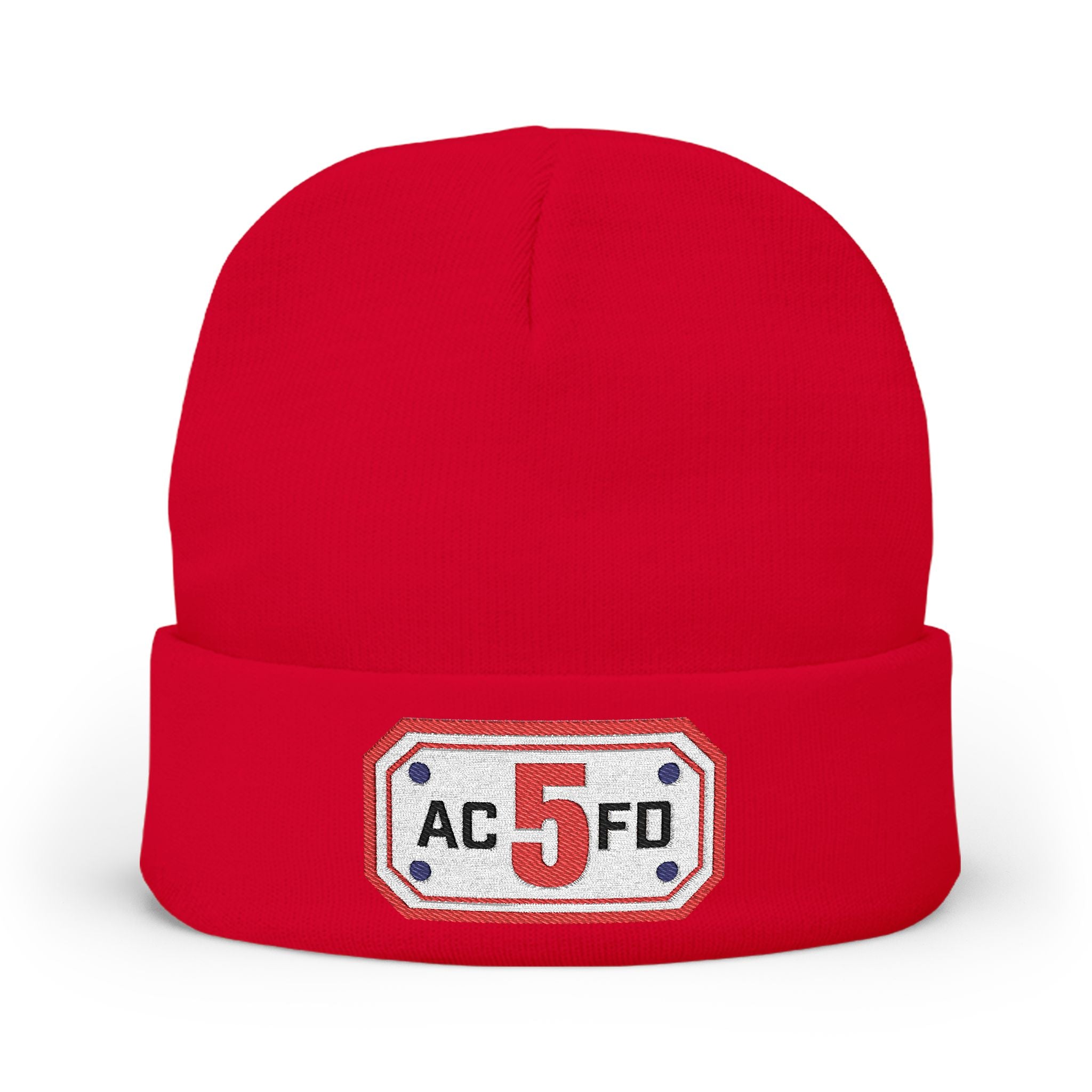 Arlington Engine 5 - Knit Beanie (Embroidery)