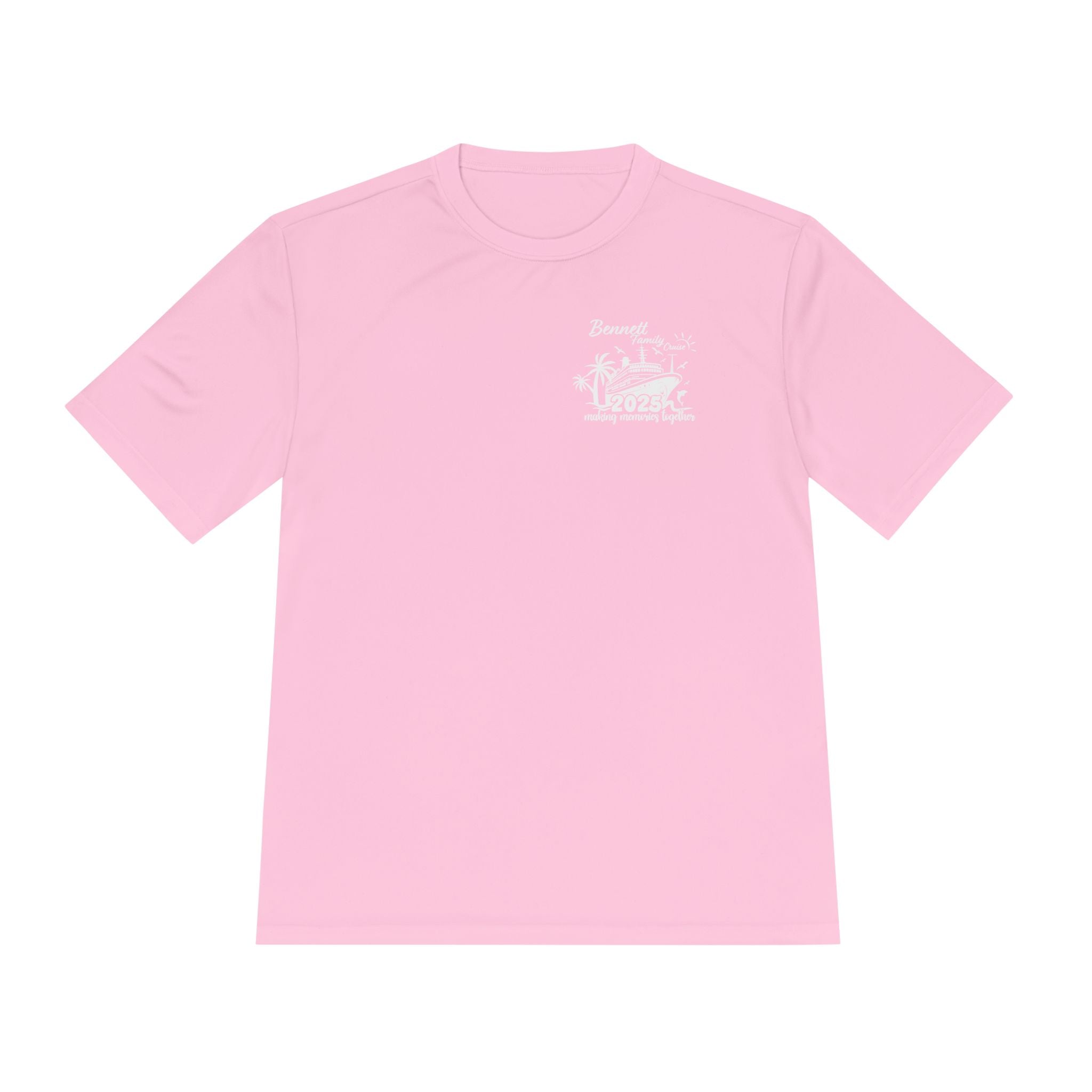 Bennet Family Cruise White Text- Unisex Moisture Wicking Tee
