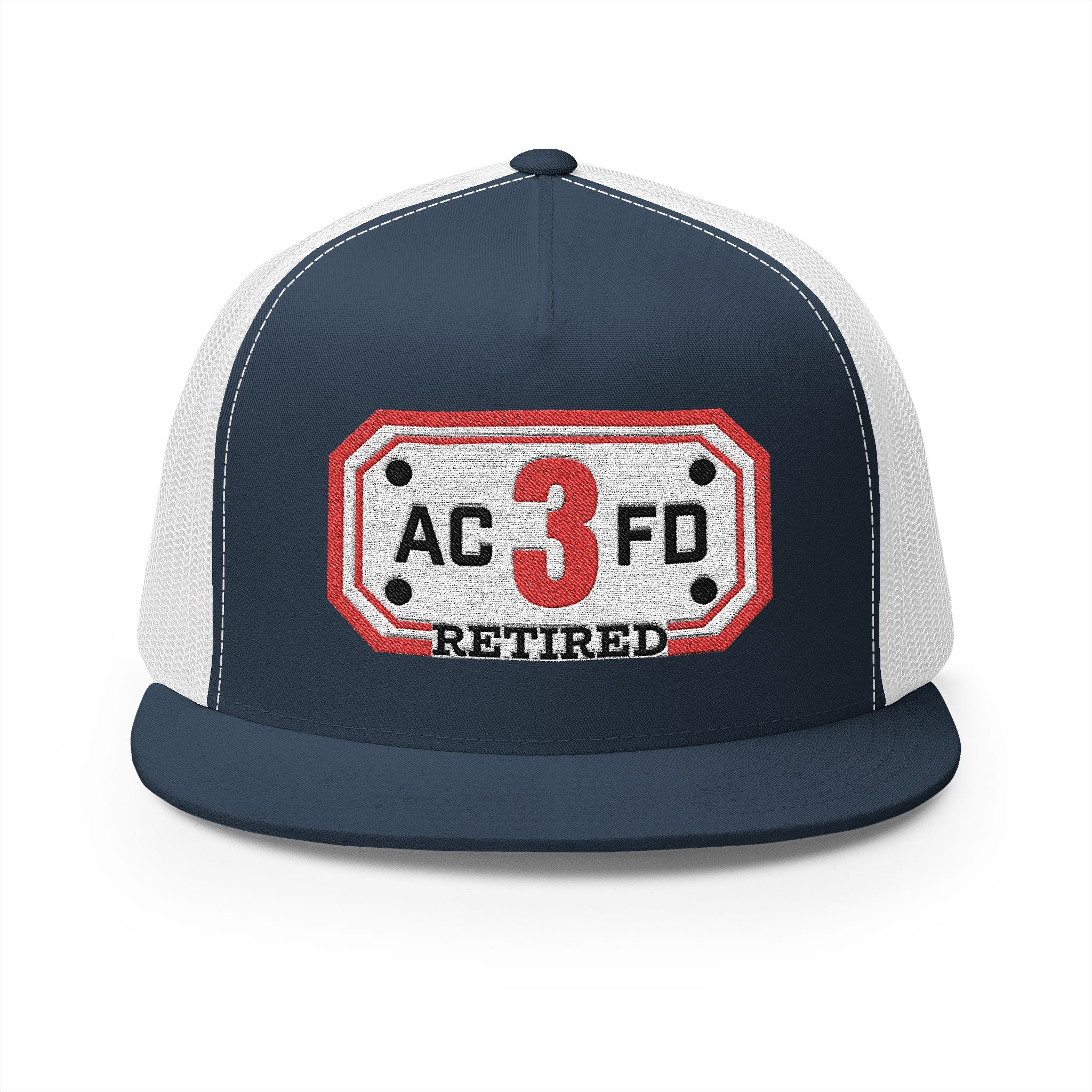 Retired Arlington Engine 3 - 5 Panel Trucker Cap (Embroidery)