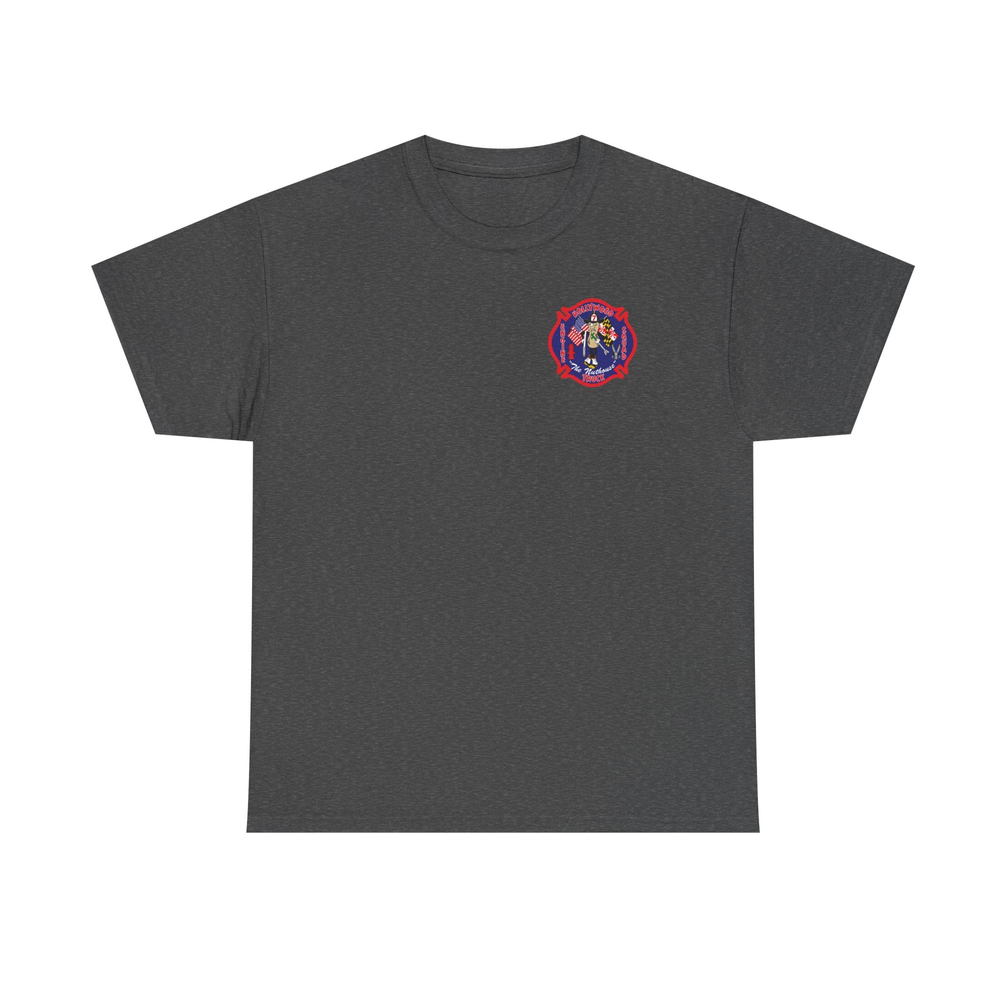 Hollywood MD Vol Fire Engine 7 - Heavy Cotton Unisex Tee
