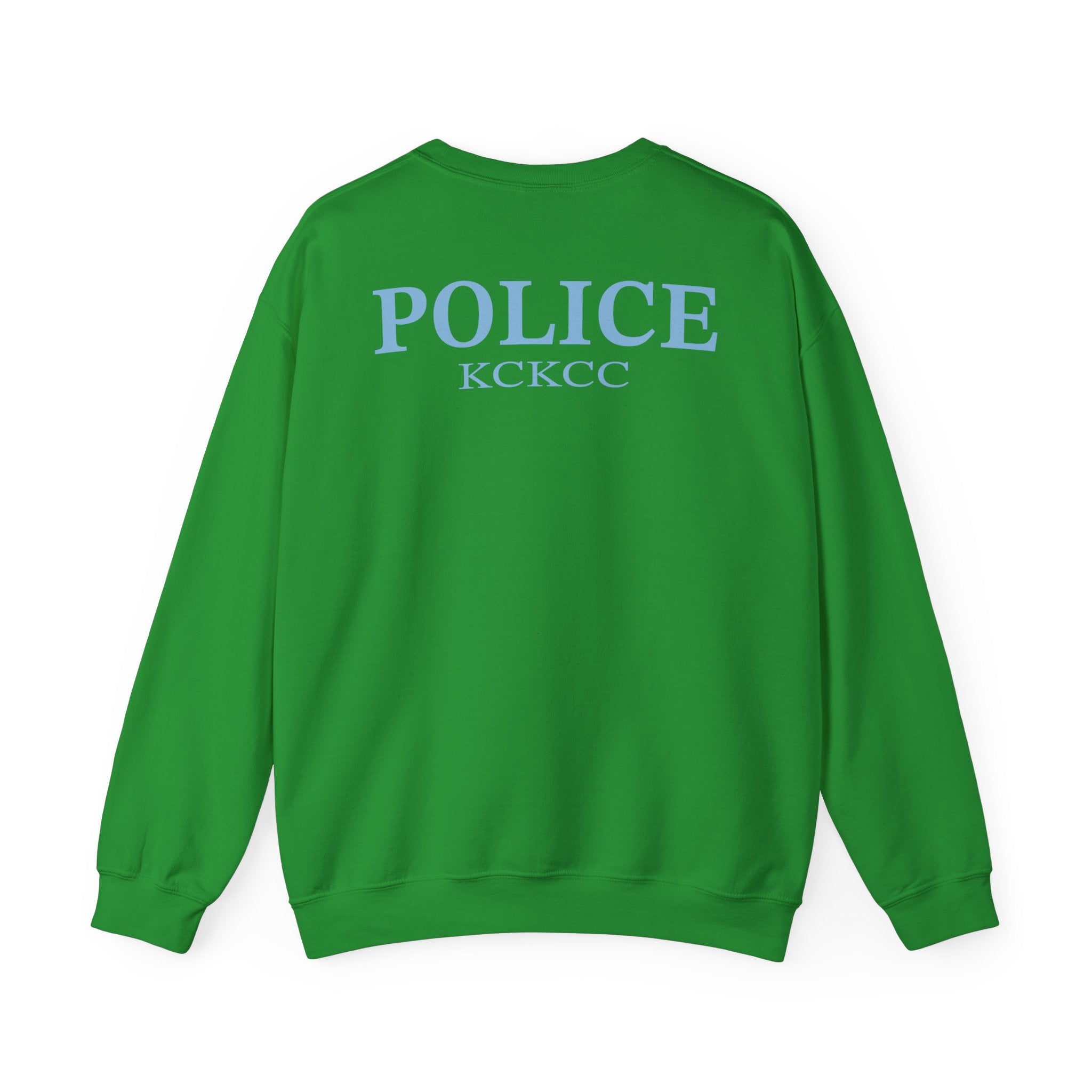 Kansas City College Police Blue Patch - Unisex Heavy Blend™ Crewneck Sweatshirt