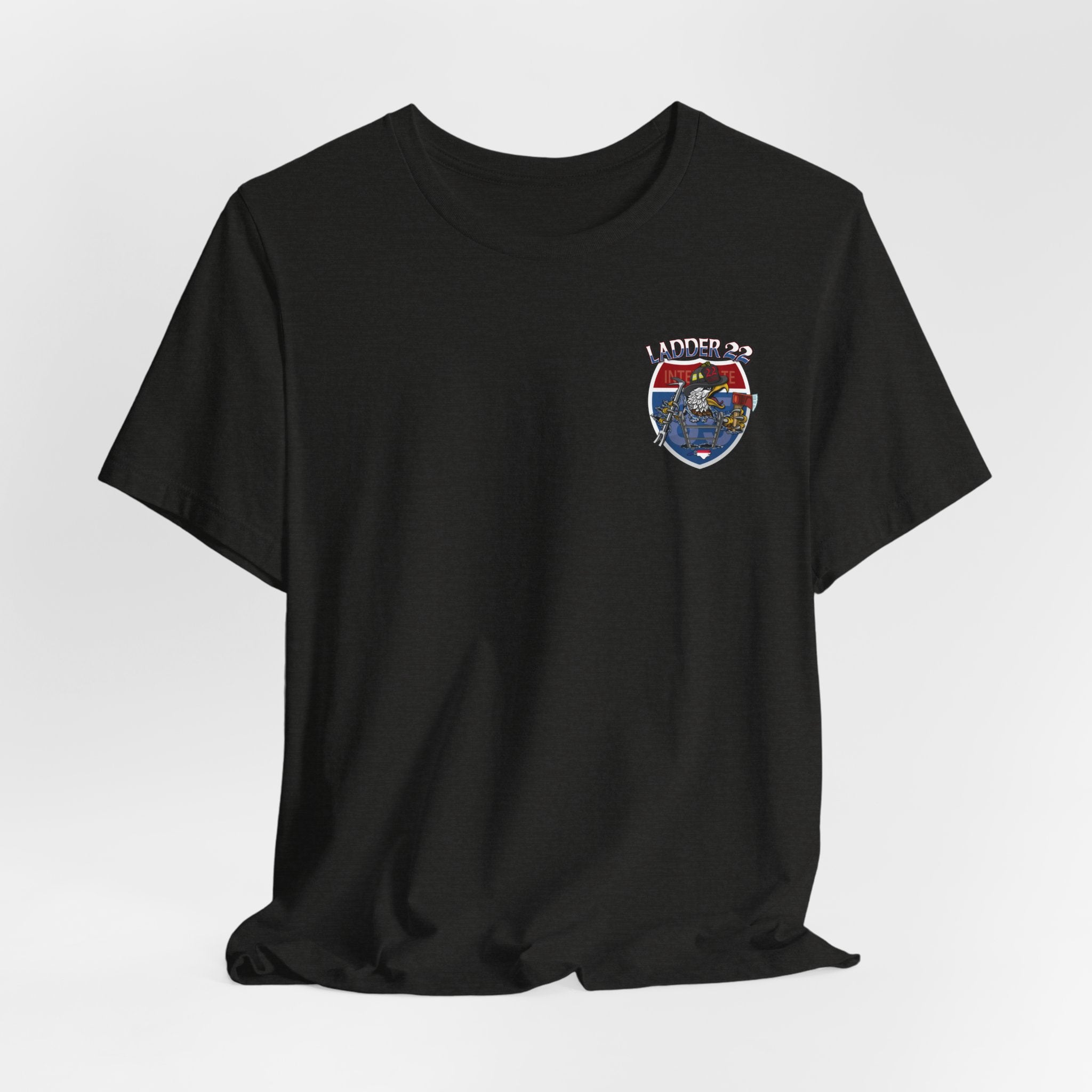 Thomasville Fire NC Ladder 22 (version 1) - Bella+Canvas Soft Unisex Tee