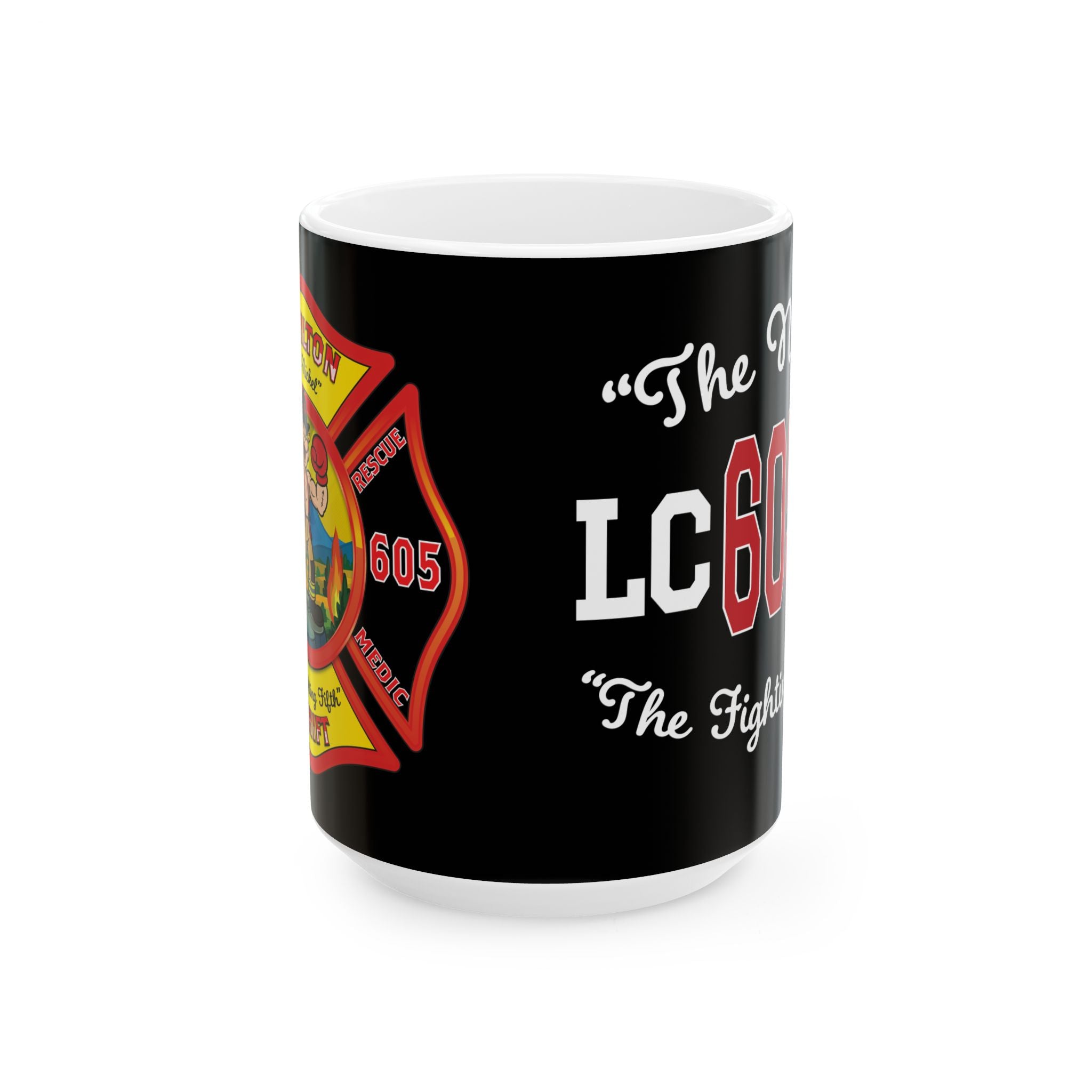 LCFR Hamilton Station 5  - Black Mug, (11oz, 15oz)