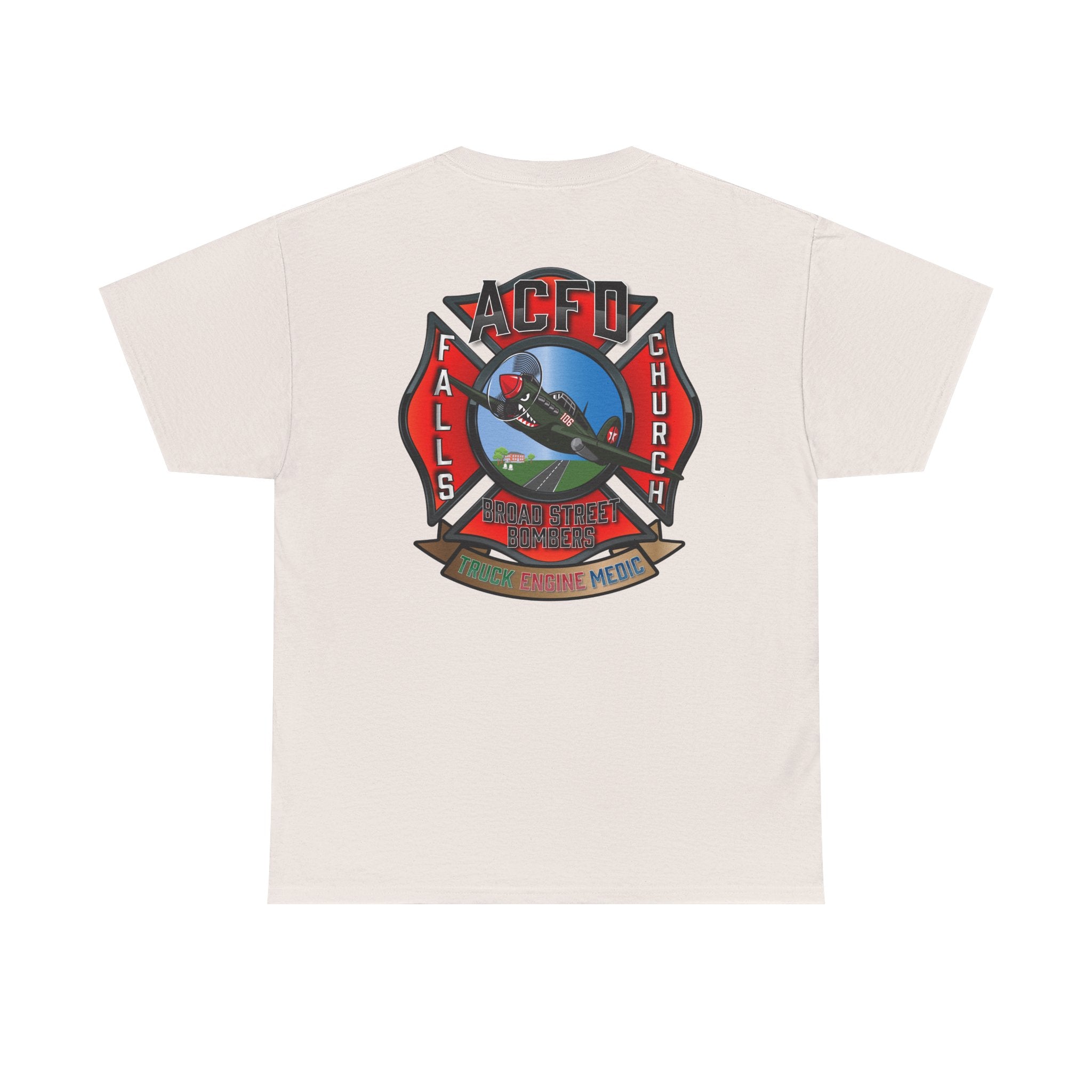 Heavy Cotton Unisex Tee - Station 6 Broadstreet Bombers